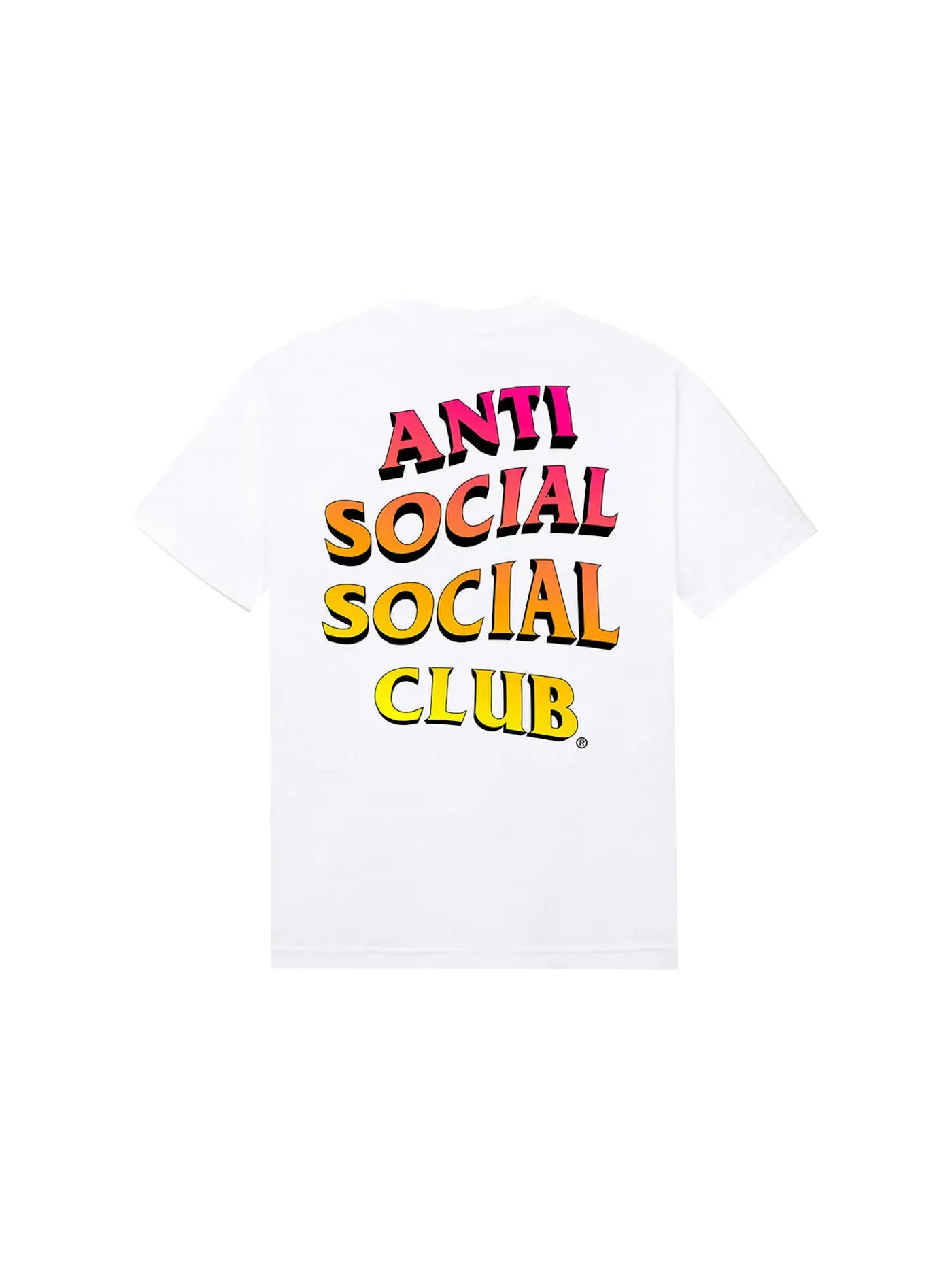Мужская футболка с принтом Tee Anti Social Social Club — изображение 2 из 2, белый