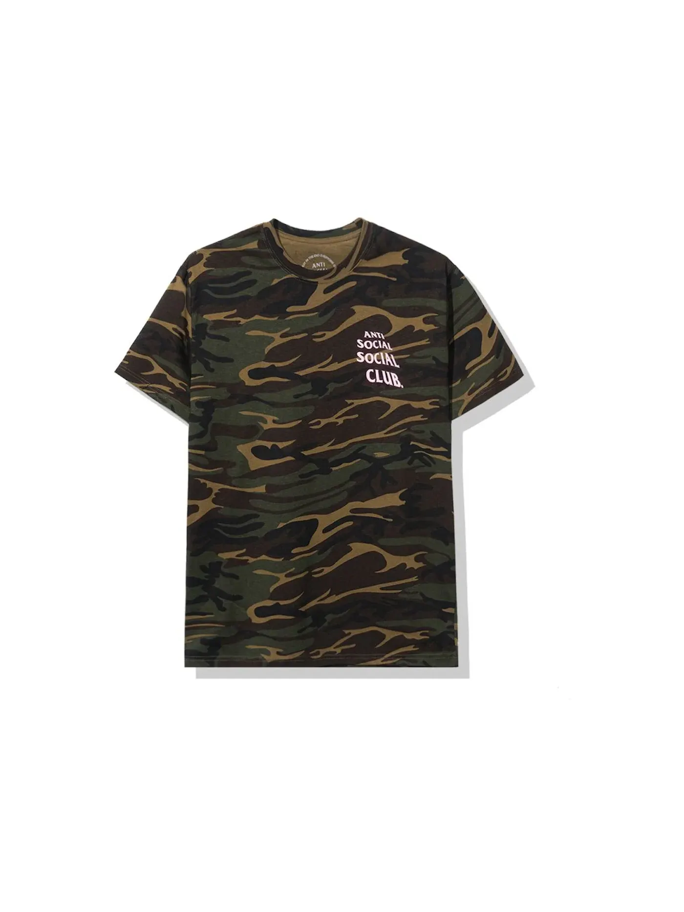 Мужская футболка с принтом True Colors Tee Anti Social Social Club — изображение 2 из 2, камуфляж