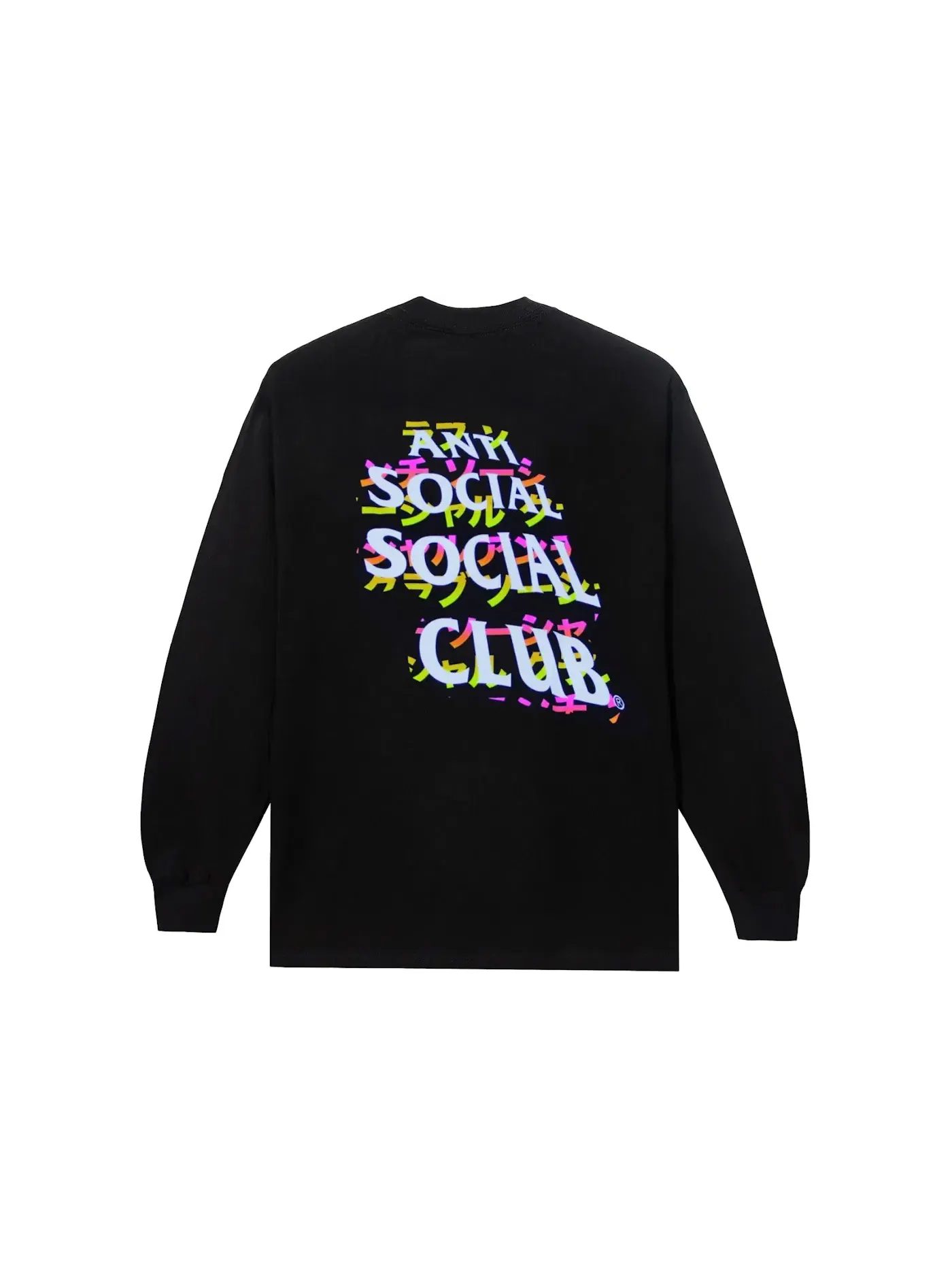Мужская футболка с длинным рукавом Twisted Quickness L/S Anti Social Social Club — изображение 1 из 2, черный