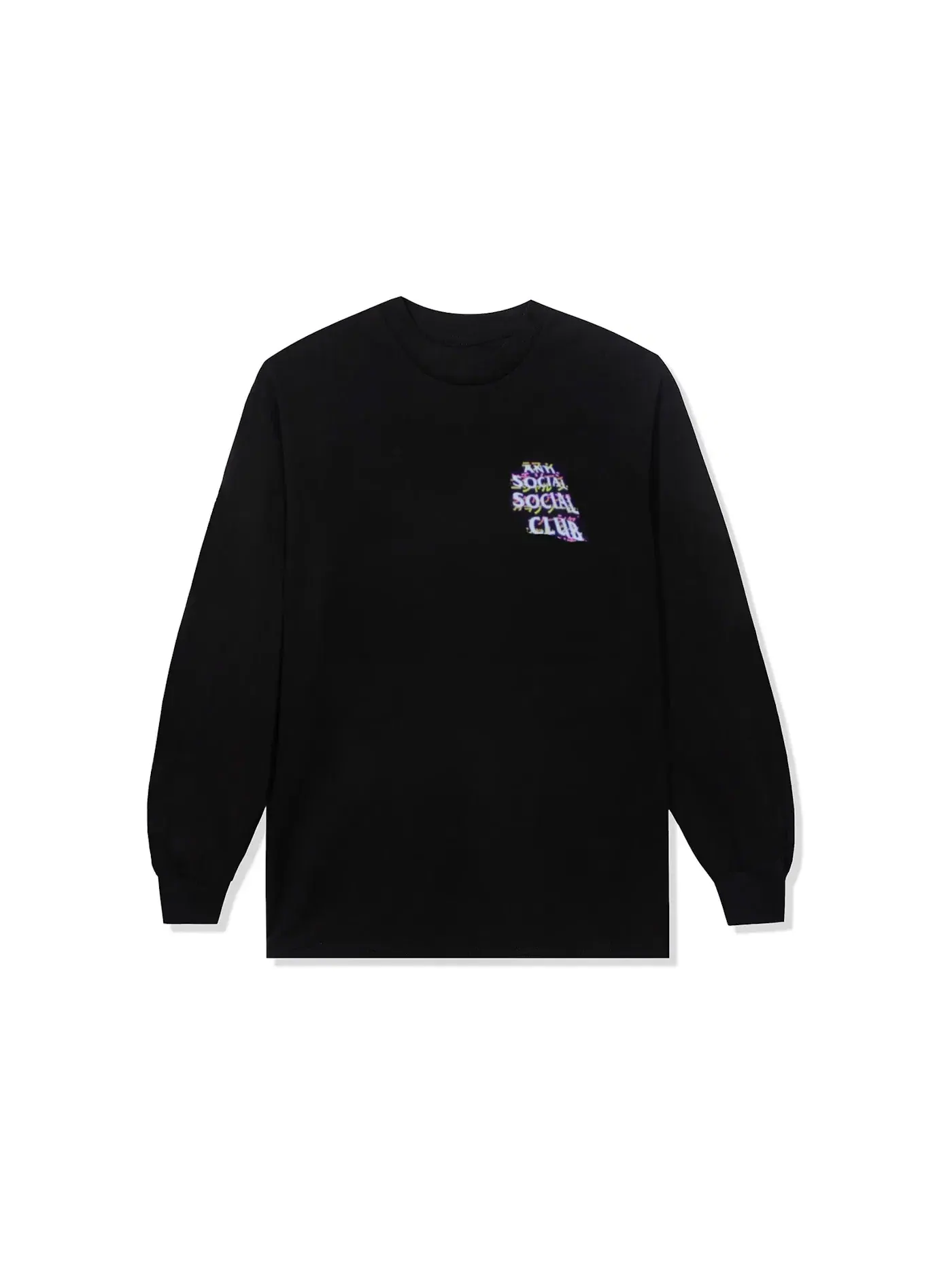 Мужская футболка с длинным рукавом Twisted Quickness L/S Anti Social Social Club — изображение 2 из 2, черный