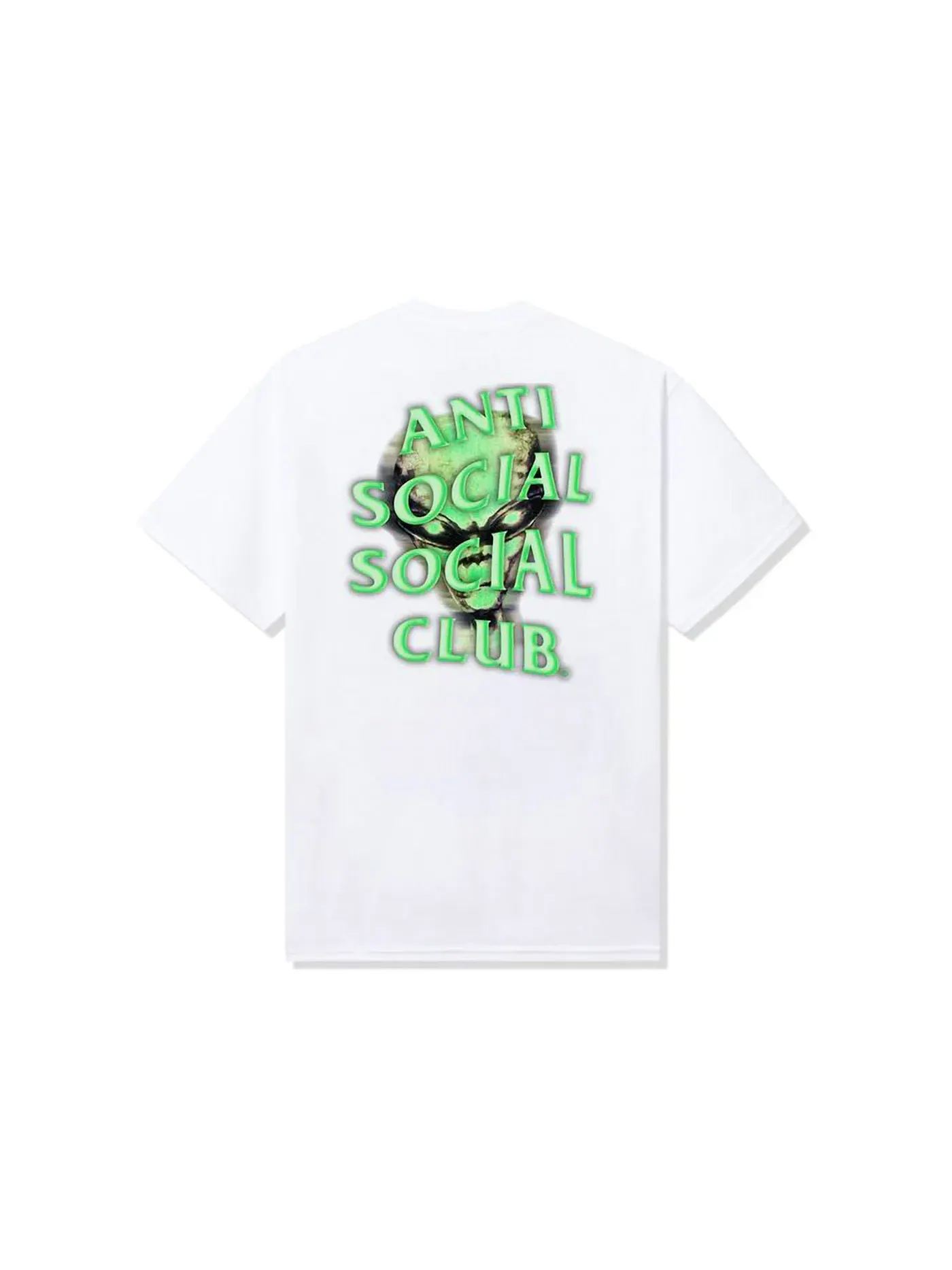 Мужская футболка с принтом Anti Social Social Club Tee — изображение 1 из 2, белый