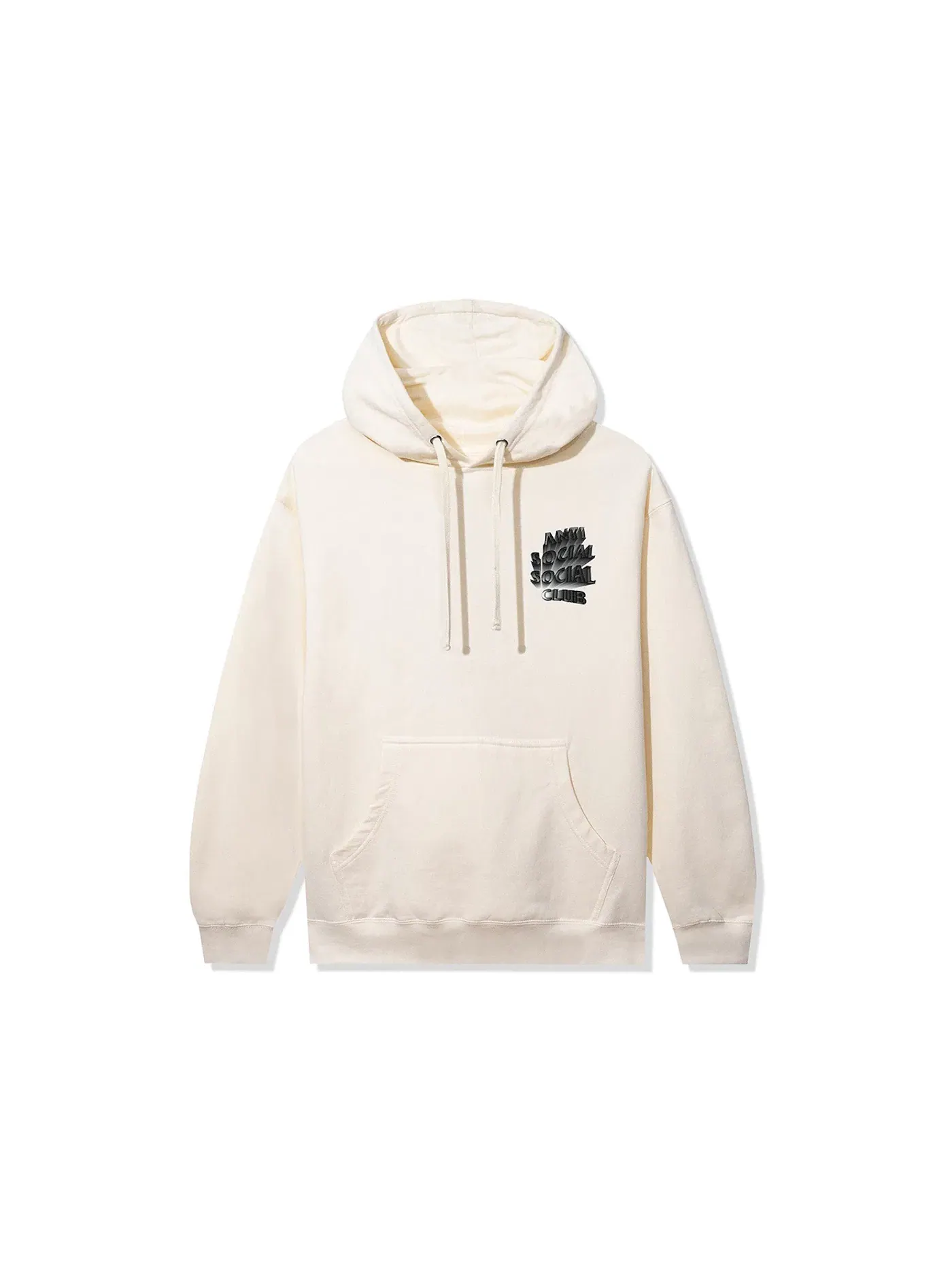 Мужской худи с принтом Unbearable Hoodie Anti Social Social Club — изображение 2 из 2, кость