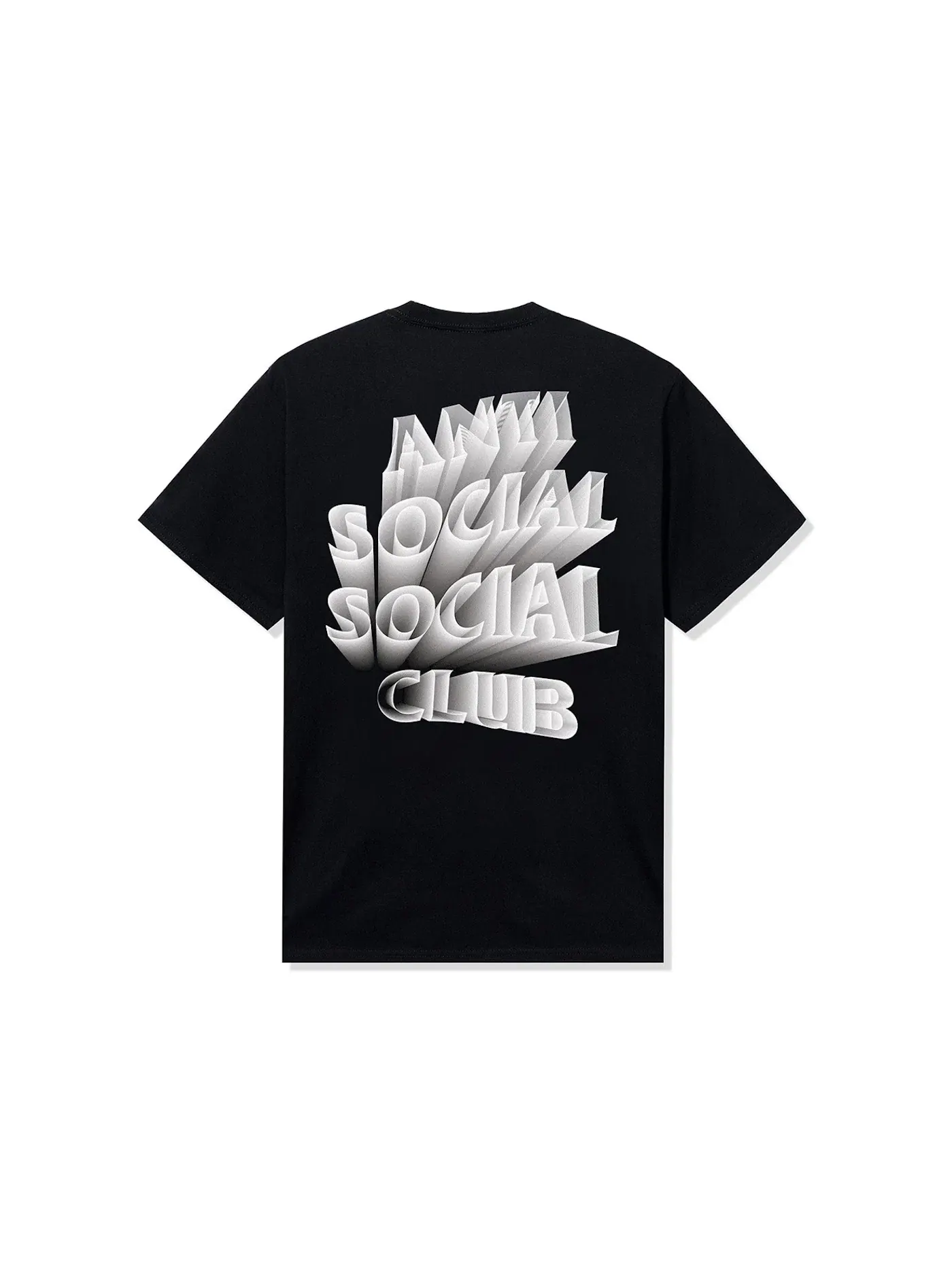 Мужская футболка с принтом Anti Social Social Club Tee — изображение 1 из 2, черный