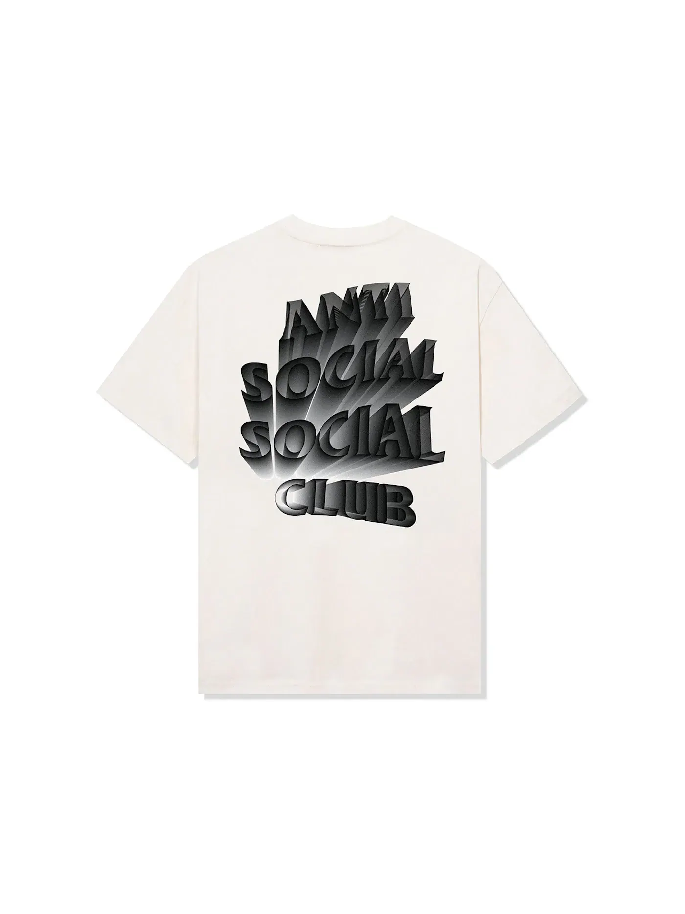 Мужская футболка с принтом Anti Social Social Club Tee — изображение 1 из 2, прозрачный