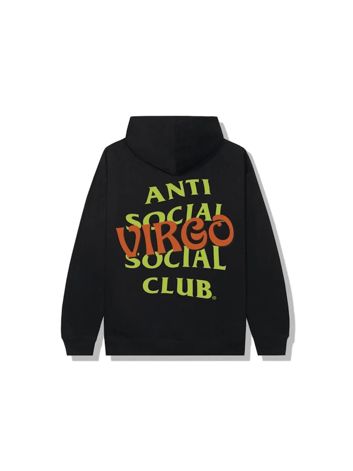 Мужской худи с принтом Anti Social Social Club Hoodie — изображение 1 из 2, черный