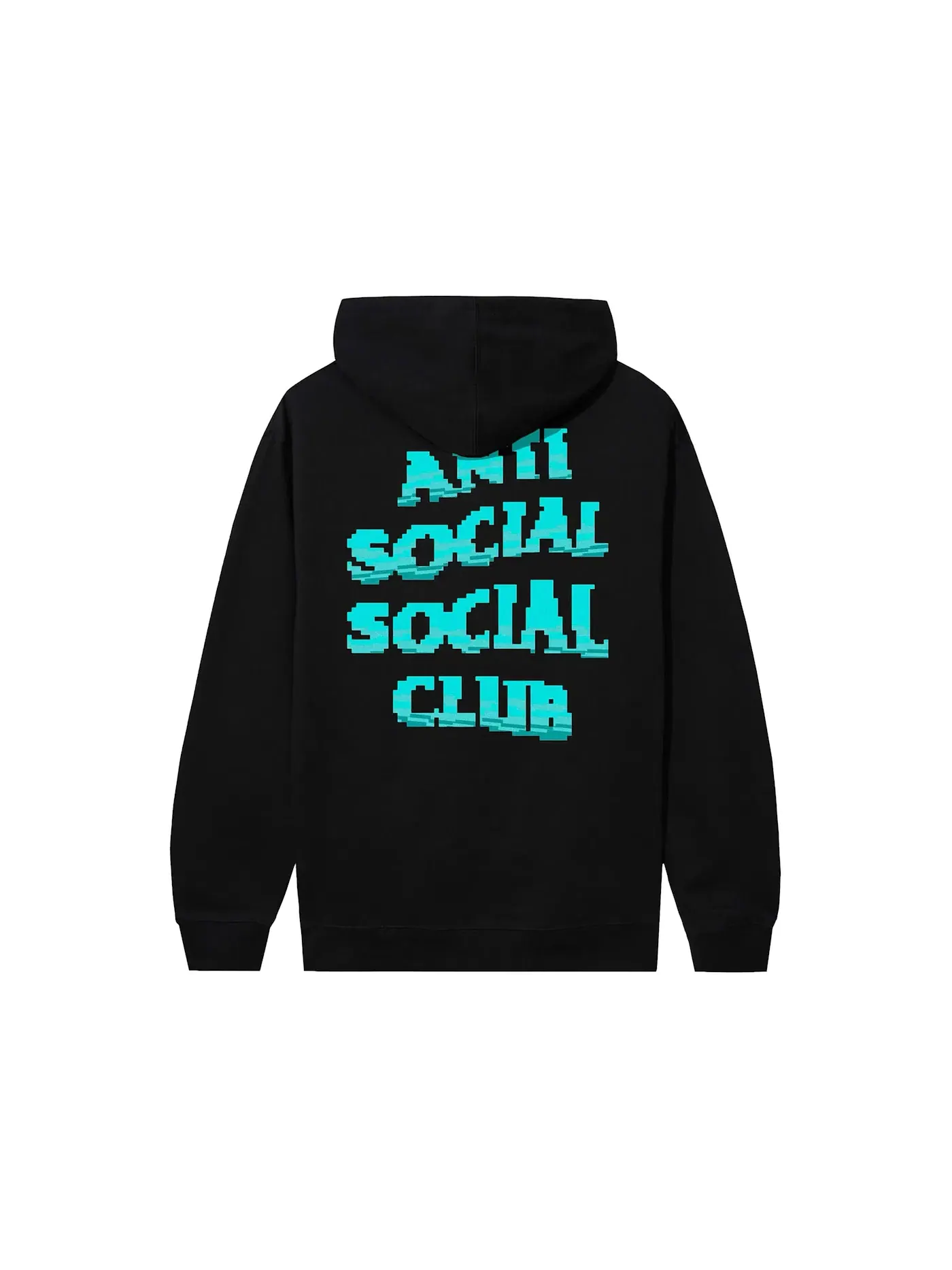 Мужская худи с принтом We Melt Alone Anti Social Social Club — изображение 1 из 2, черный