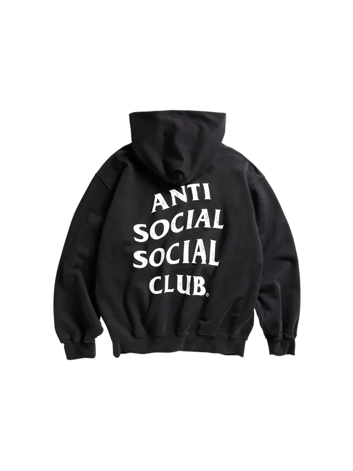 Мужской худи с принтом Hoodie Anti Social Social Club — изображение 1 из 1, черный