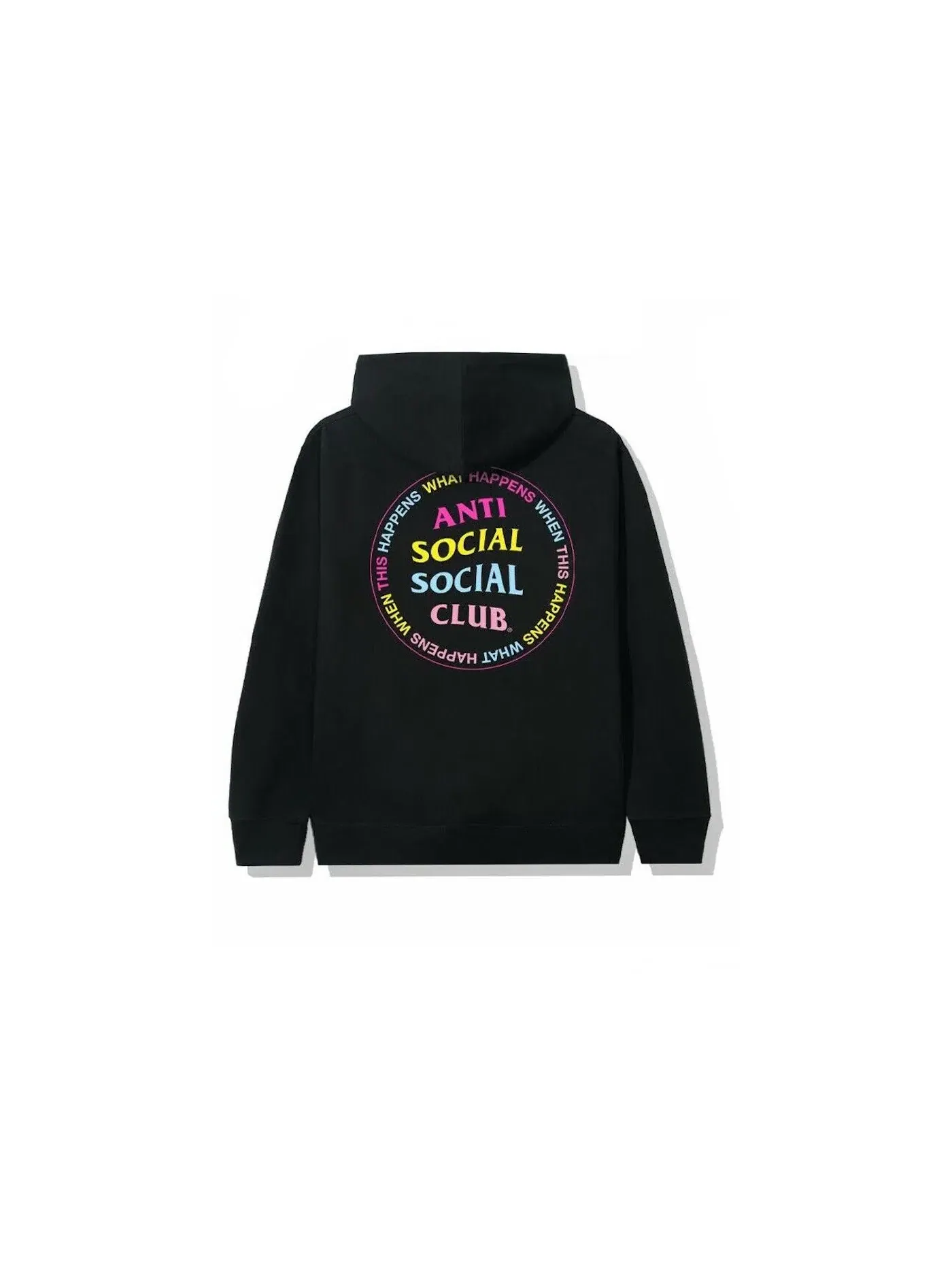 Мужская худи с принтом Anti Social Social Club Hoodie — изображение 1 из 2, черный