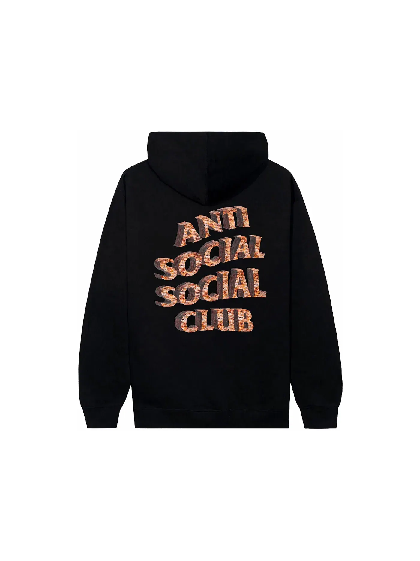 Мужской худи с принтом Anti Social Social Club White Picket Fence — изображение 1 из 1, черный