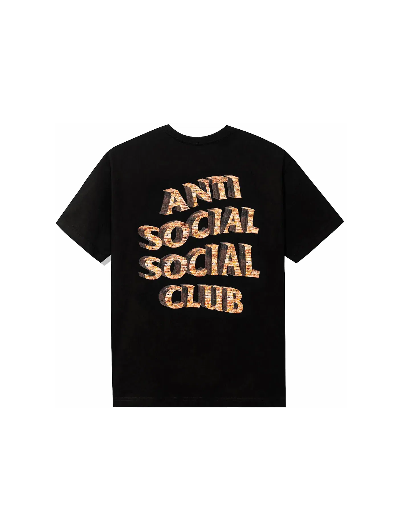 Мужская футболка с принтом Anti Social Social Club Tee — изображение 1 из 1, черный