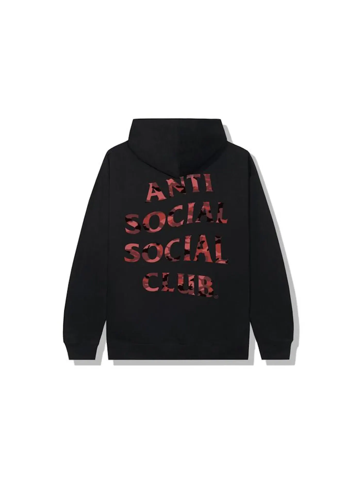 Мужской худи с принтом Wild Life Anti Social Social Club — изображение 1 из 2, черный