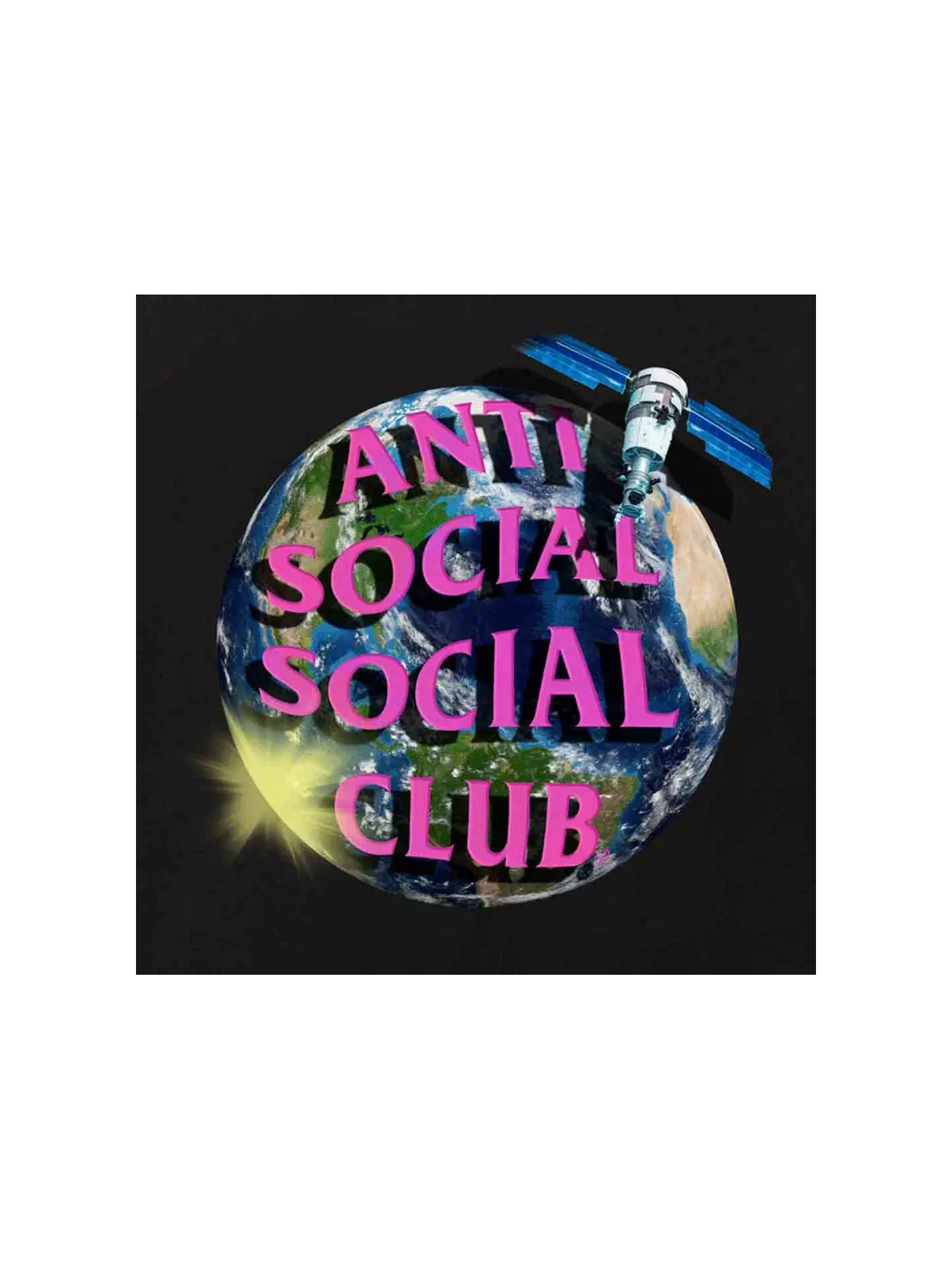 Мужская худи с длинным рукавом Anti Social Social Club — изображение 3 из 3, черный