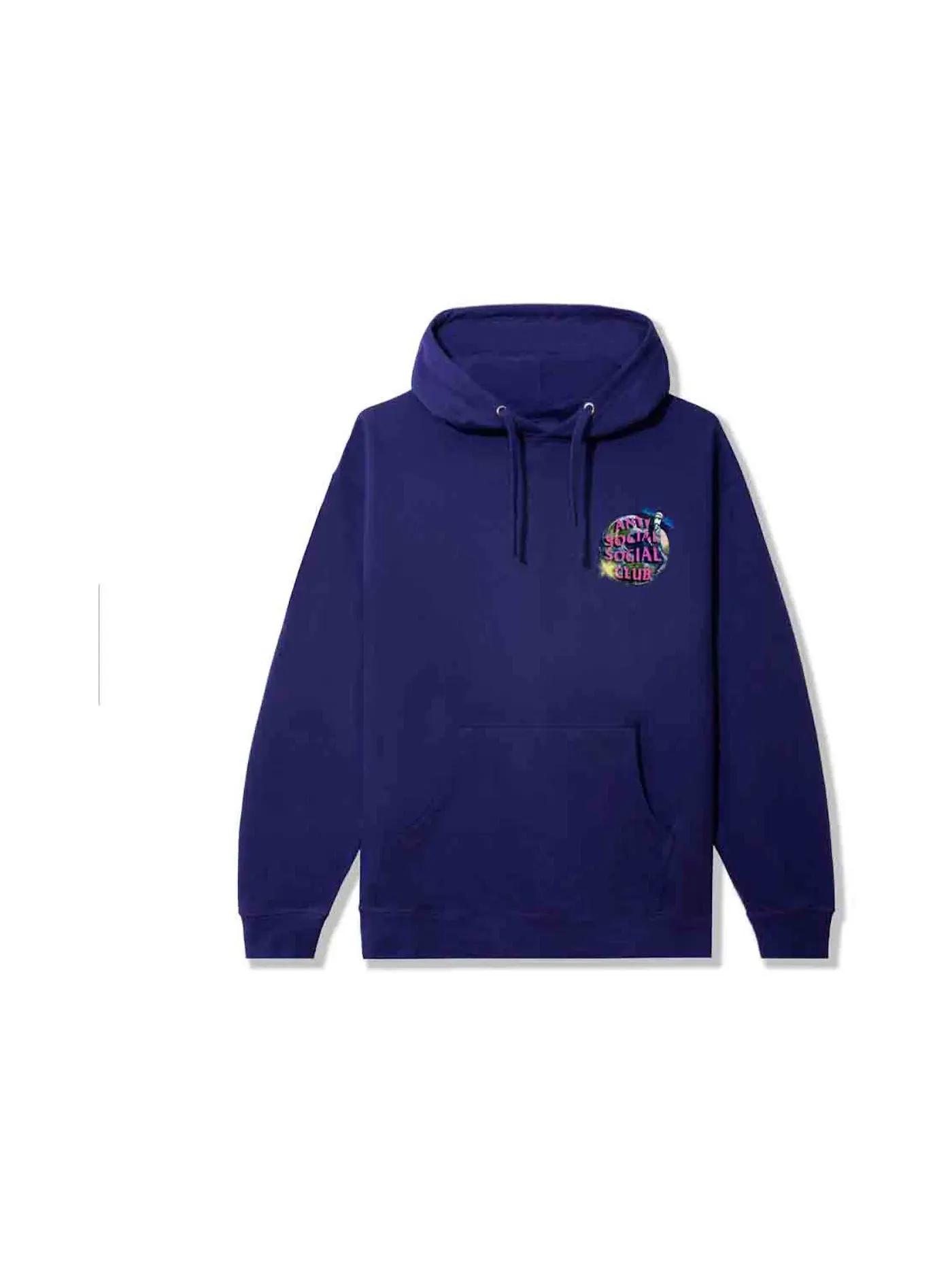 Мужской худи Anti Social Social Club Hoodie — изображение 2 из 3, фиолетовый