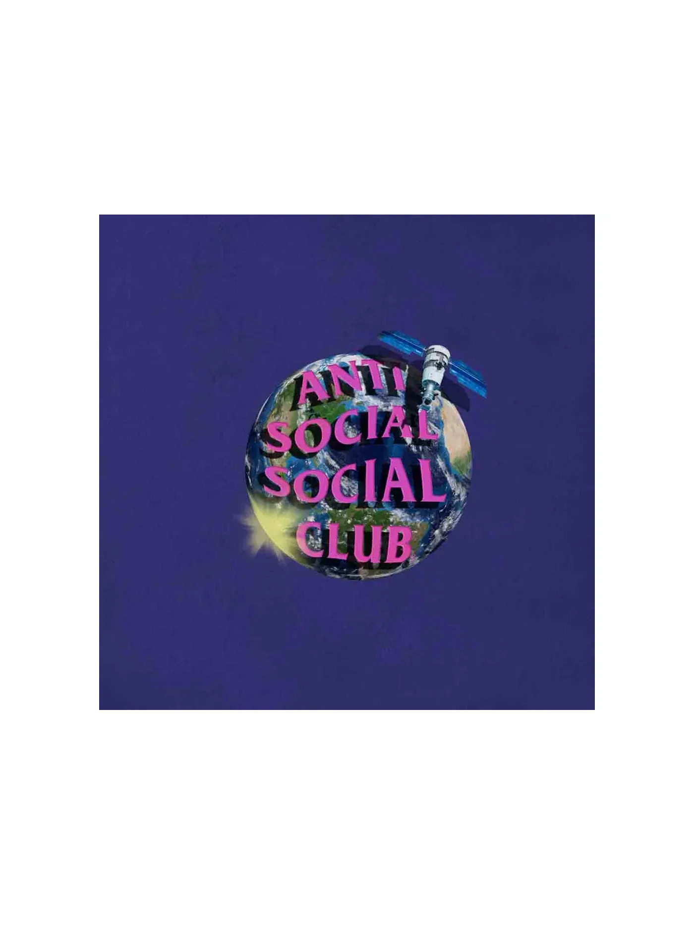 Мужской худи Anti Social Social Club Hoodie — изображение 3 из 3, фиолетовый