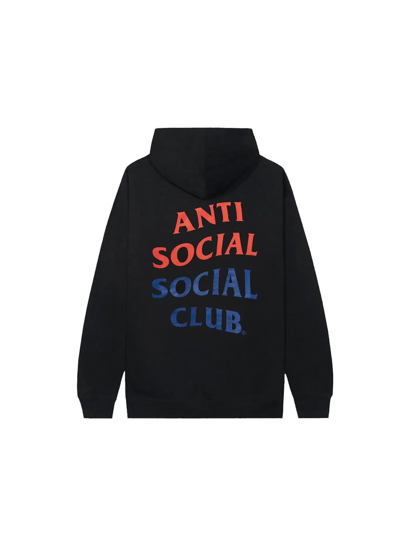 Мужской худи с принтом Anti Social Social Club x Case Study Flag — изображение 2 из 3, черный