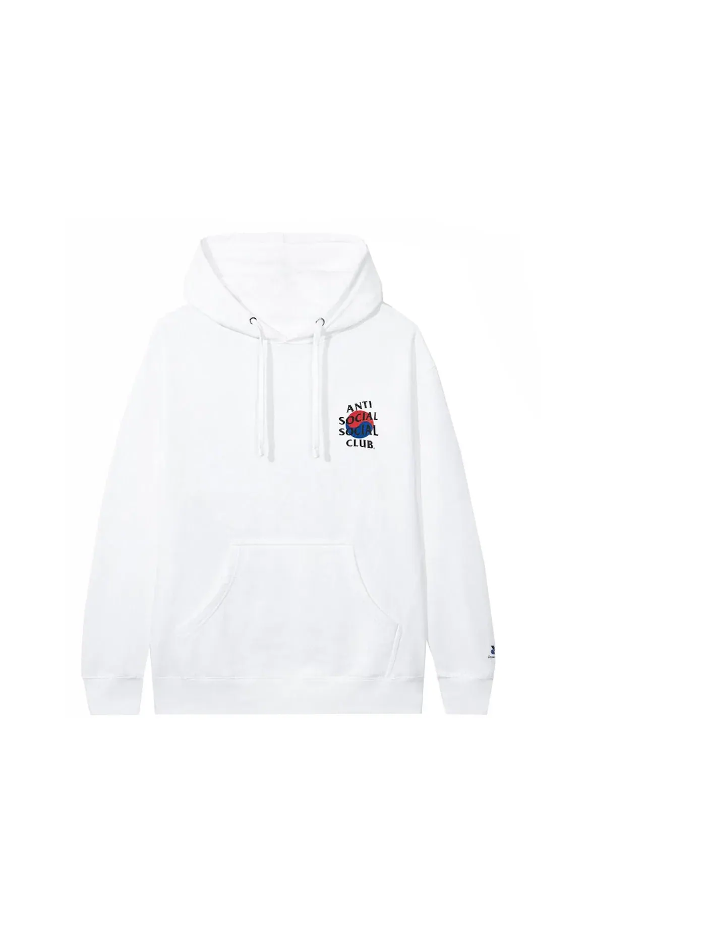 Мужской худи с принтом Anti Social Social Club x Case Study Flag Hoodie — изображение 1 из 3, белый