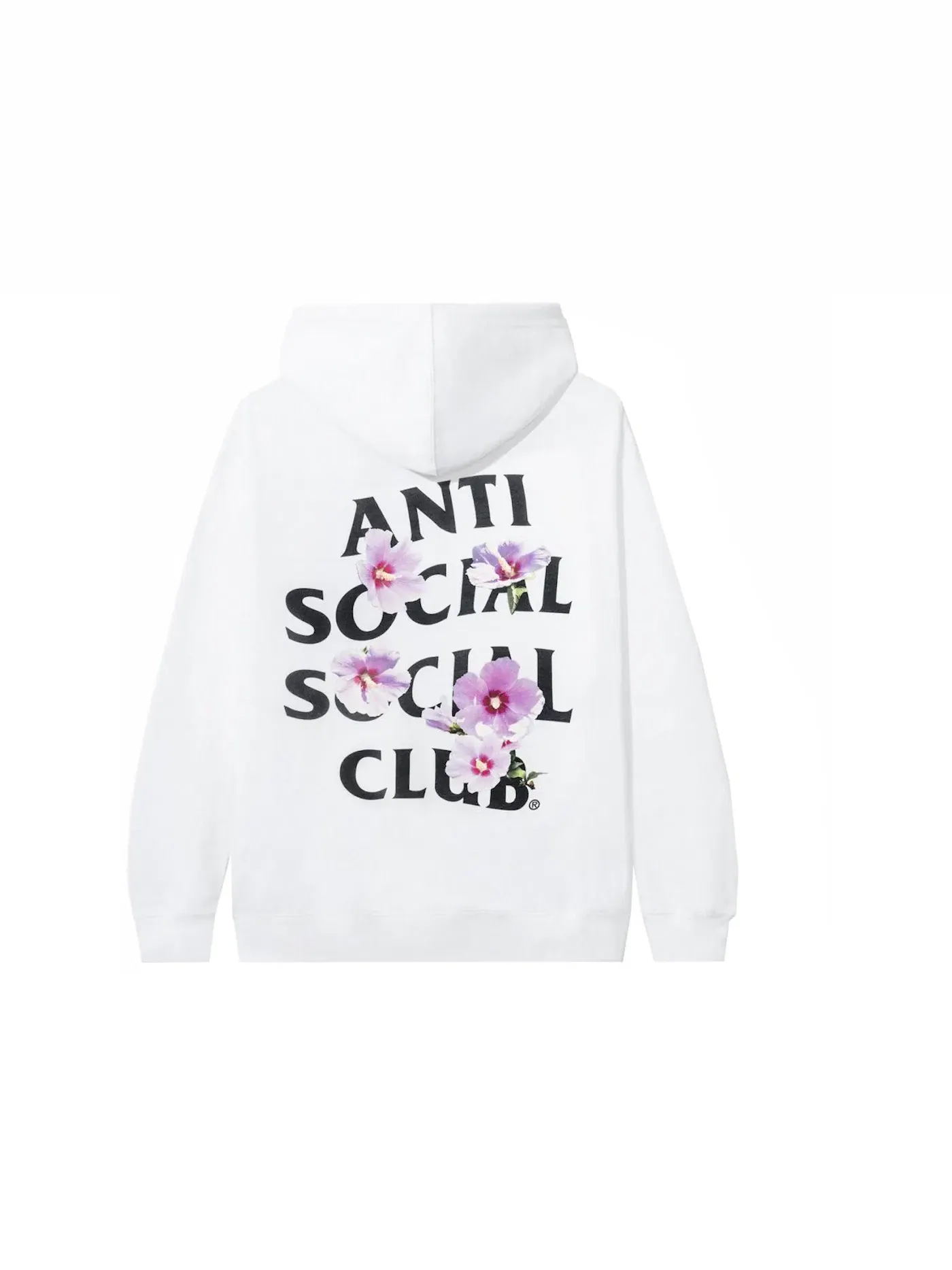 Мужской худи с принтом Anti Social Social Club x Case Study Flag Hoodie — изображение 2 из 3, белый