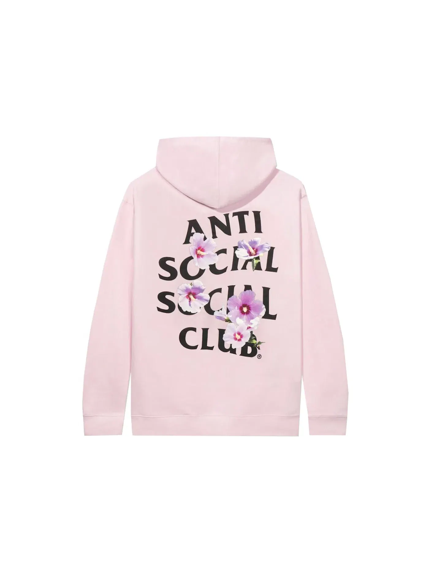 Мужская худи с принтом Anti Social Social Club x Case Study Flag Hoodie — изображение 2 из 3, розовый