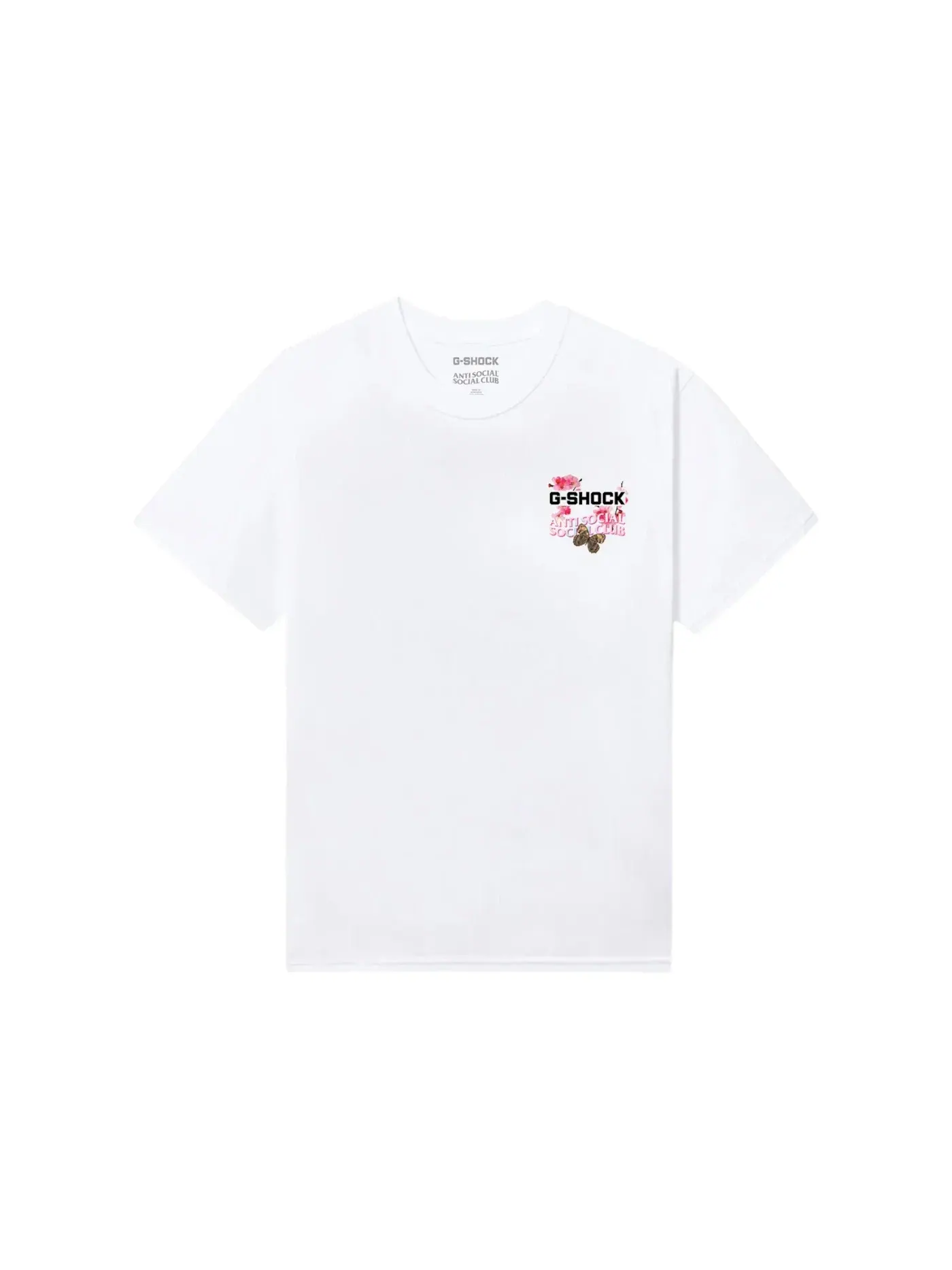 Мужская футболка с принтом Anti Social Social Club x Casio G-Shock Tee — изображение 2 из 2, белый