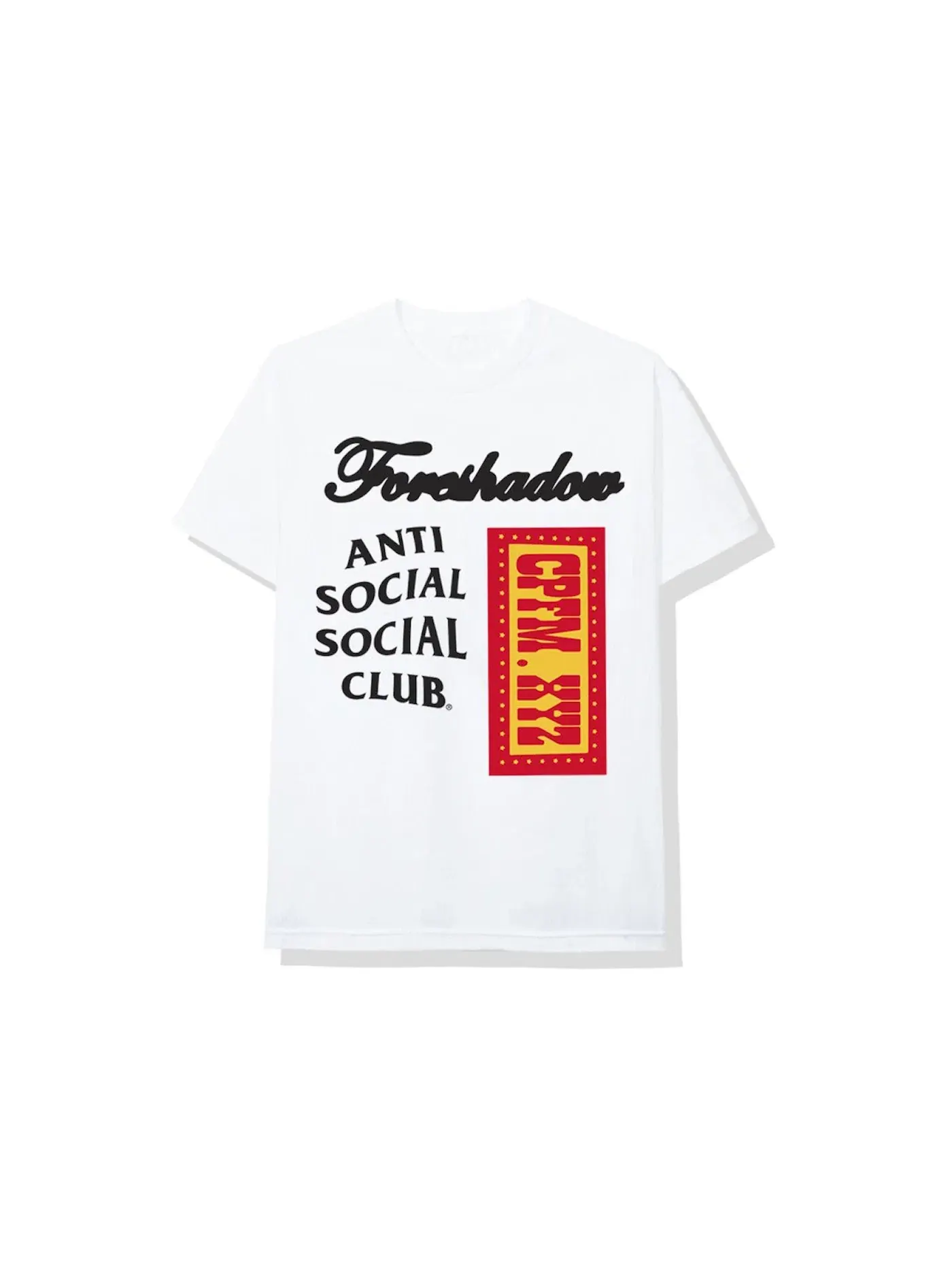 Мужская футболка с принтом Anti Social Social Club x CPFM Tee — изображение 1 из 2, белый