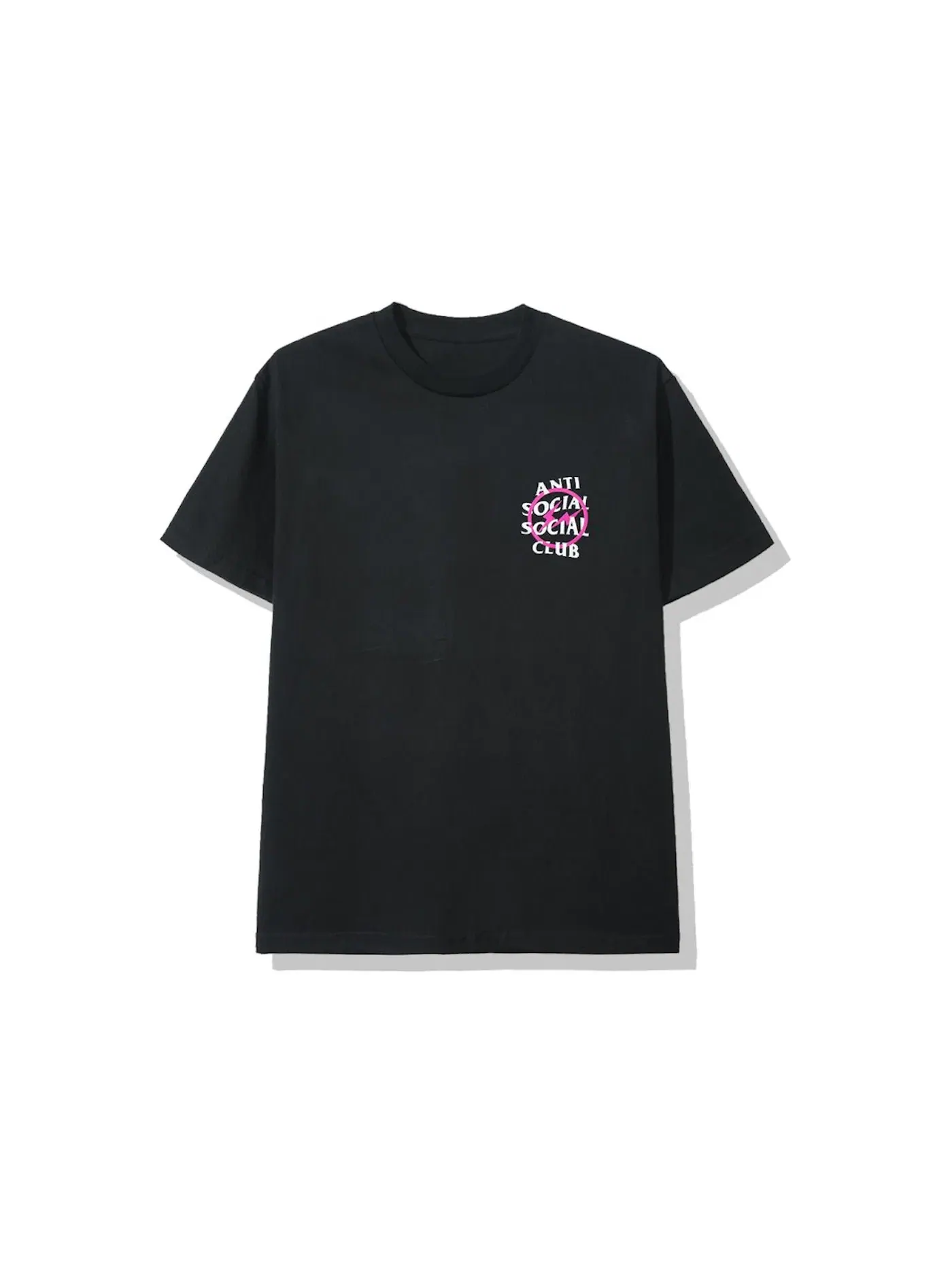 Мужская футболка с принтом Anti Social Social Club x Fragment Design Tee (FW19) — изображение 1 из 2, черный