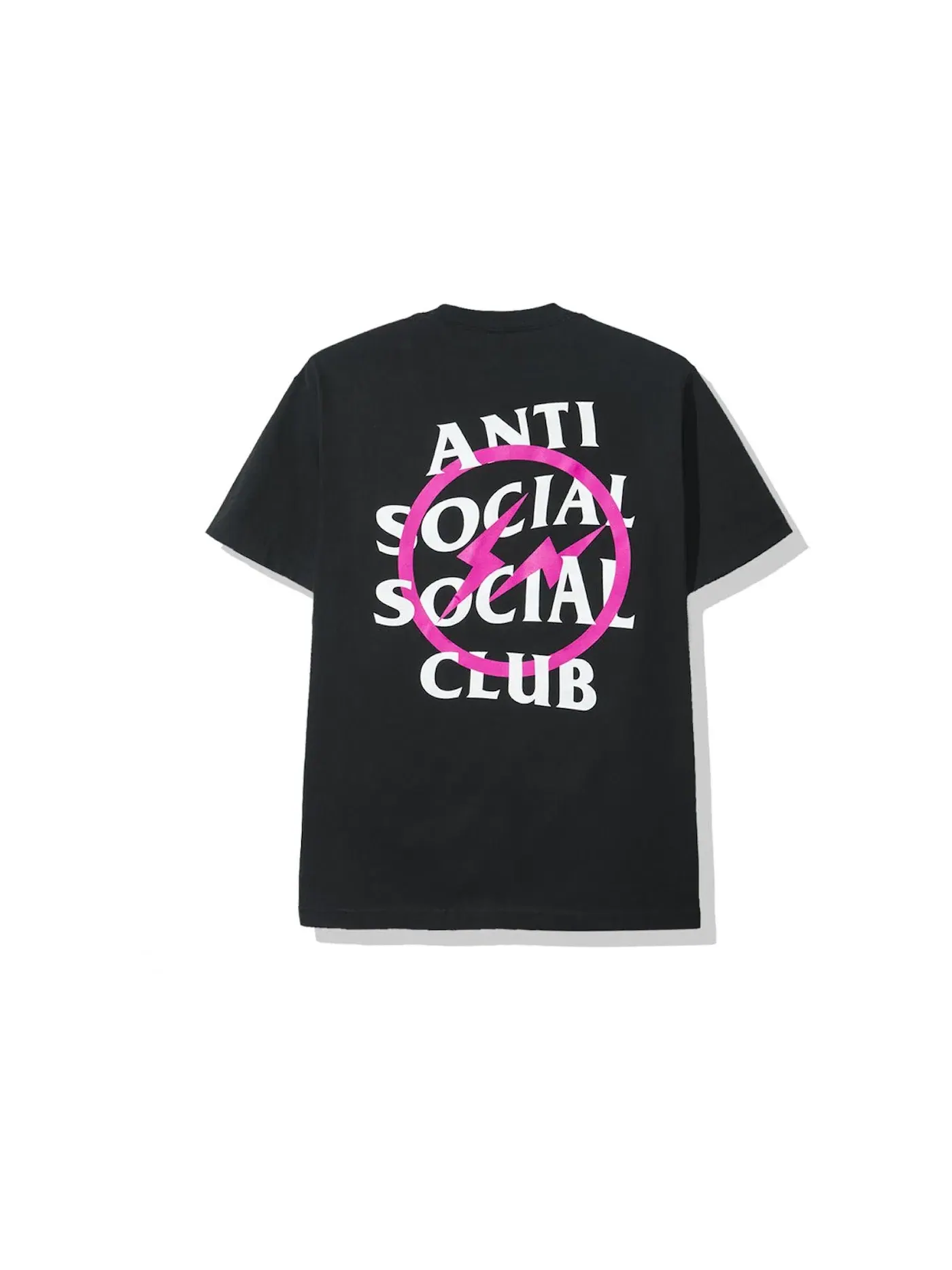 Мужская футболка с принтом Anti Social Social Club x Fragment Design Tee (FW19) — изображение 2 из 2, черный