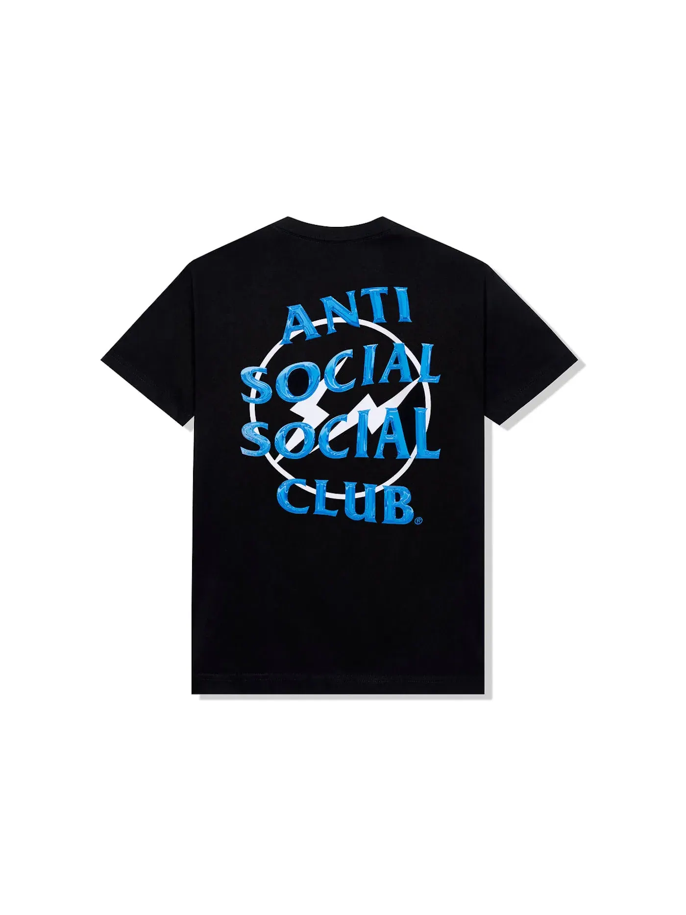 Мужская футболка с принтом Anti Social Social Club x Fragment Precious Petals Tee (FW22) — изображение 1 из 2, черный синий