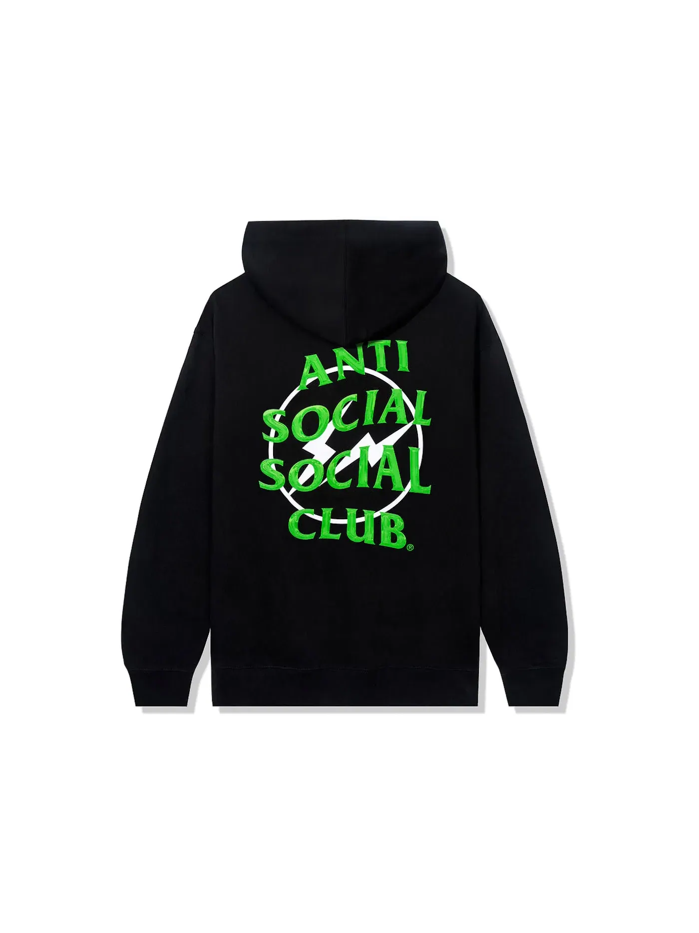 Мужской худи с принтом Hoodie (FW22) Anti Social Social Club — изображение 1 из 1, черный зеленый
