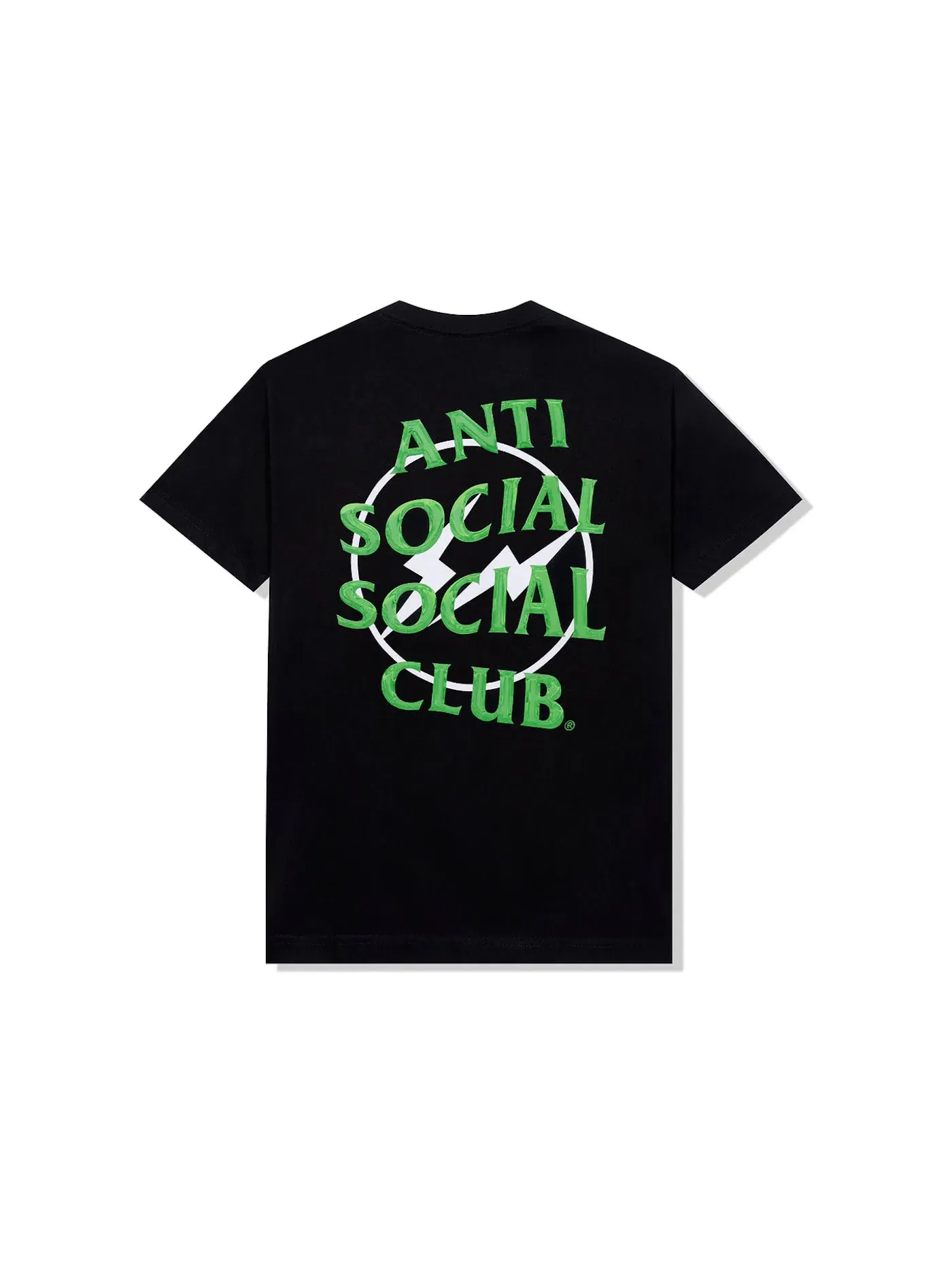 Мужская футболка с принтом Anti Social Social Club x Fragment Precious Petals Tee (FW22) Black Green — изображение 1 из 2
