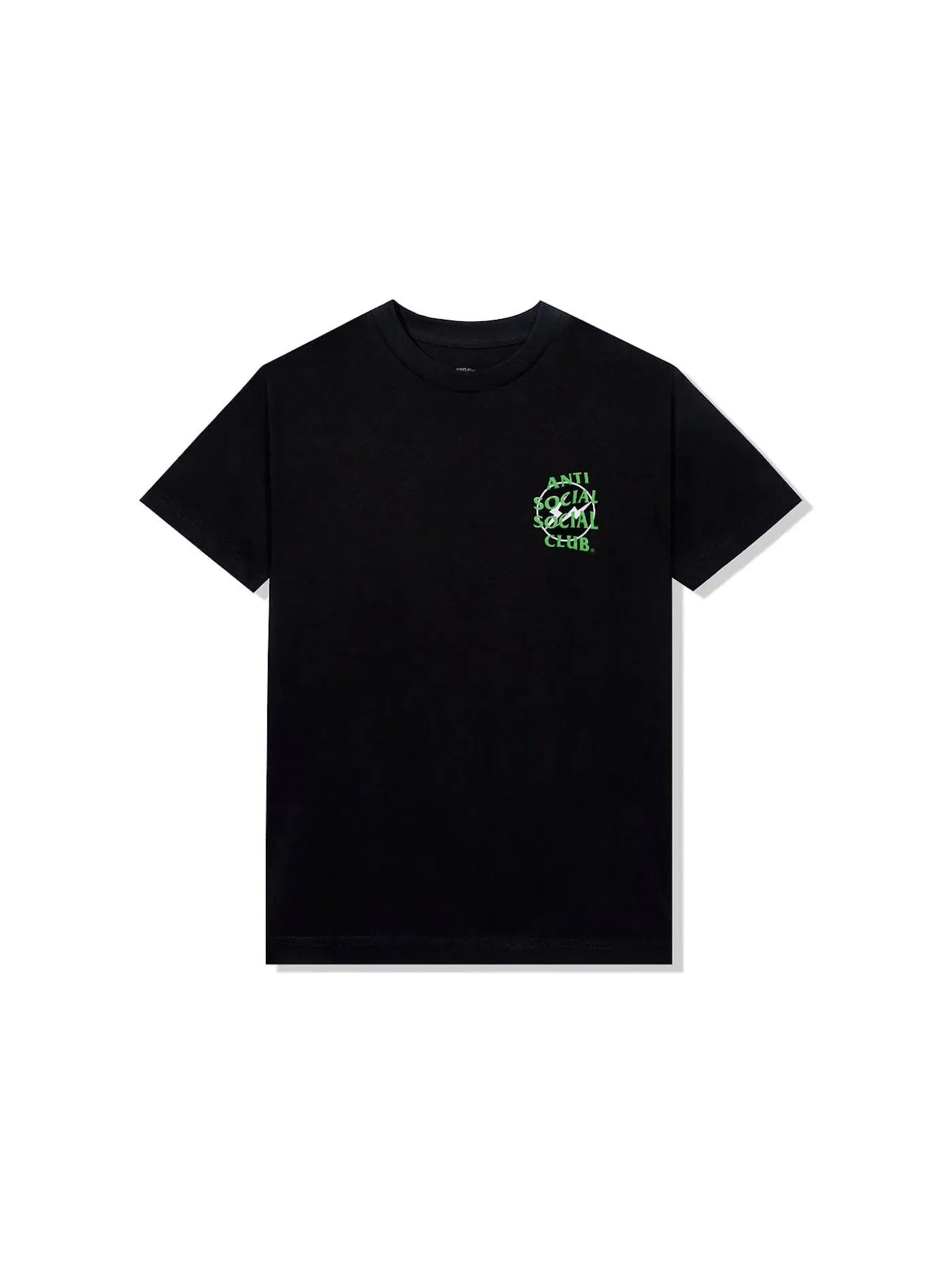 Мужская футболка с принтом Anti Social Social Club x Fragment Precious Petals Tee (FW22) Black Green — изображение 2 из 2