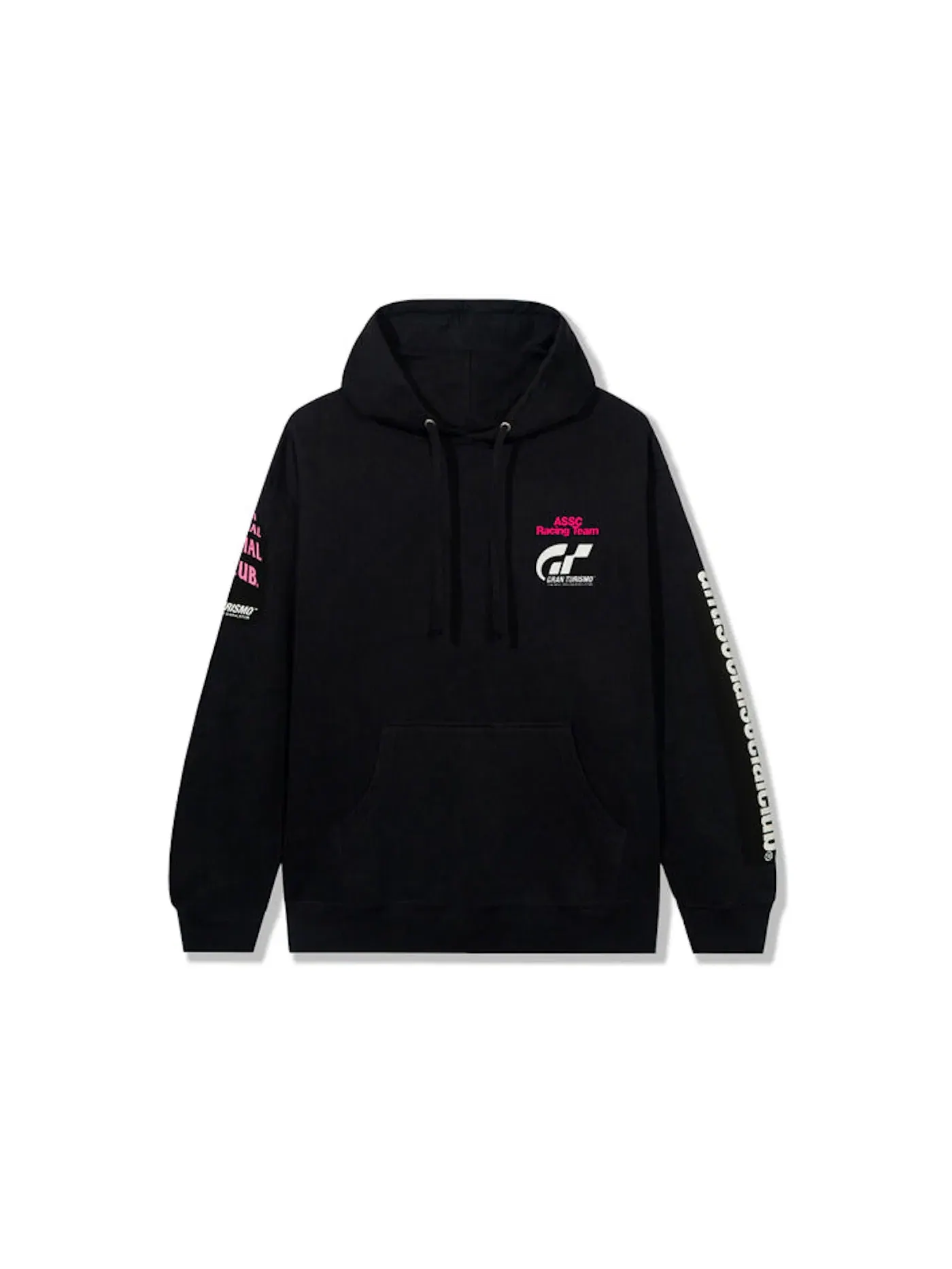 Мужская худи с принтом Anti Social Social Club x Gran Turismo Hoodie — изображение 2 из 2, черный