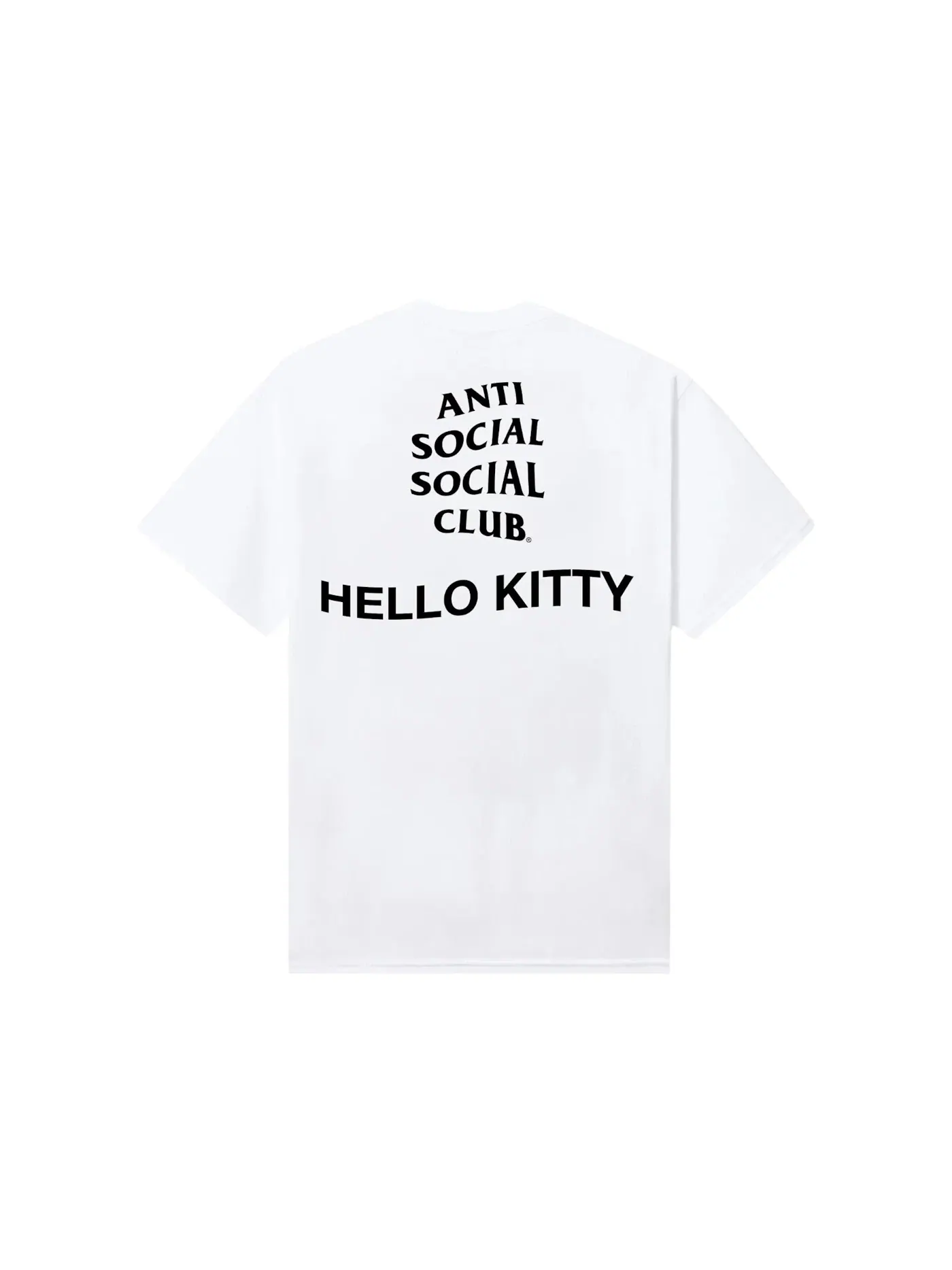 Мужская футболка с принтом Anti Social Social Club x Hello Kitty Always Tee — изображение 2 из 2, белый