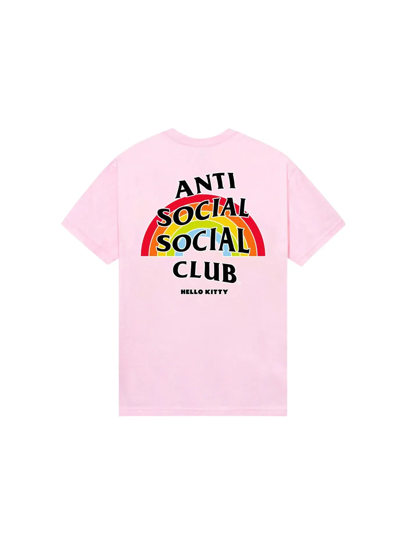 Мужская футболка с принтом Tee Anti Social Social Club — изображение 2 из 2, розовый