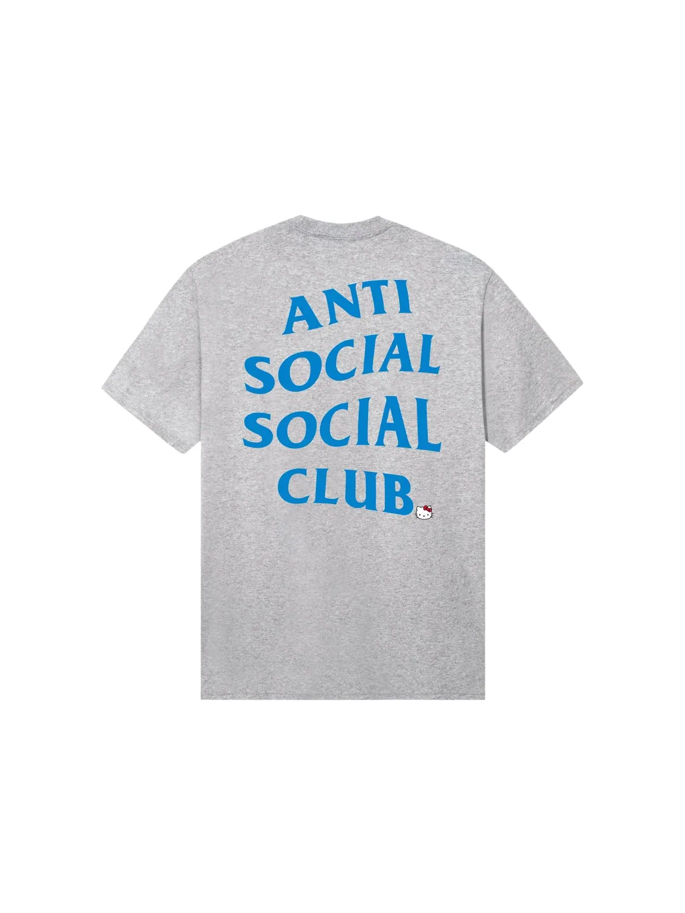 Мужская футболка с принтом Anti Social Social Club x Hello Kitty Racing Tee — изображение 2 из 2, пепельный вереск