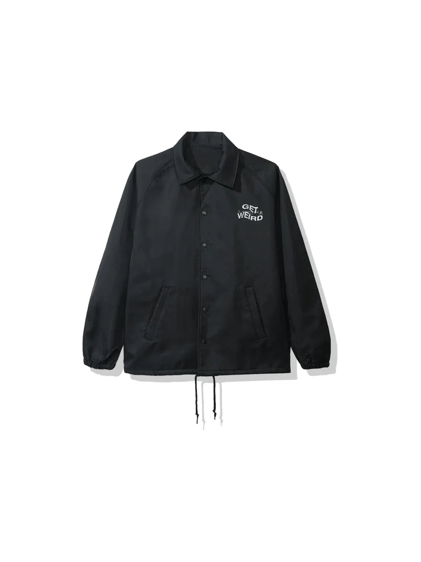 Мужская куртка-тренч с длинным рукавом Coach Jacket (FW19) Anti Social Social Club — изображение 2 из 2, черный