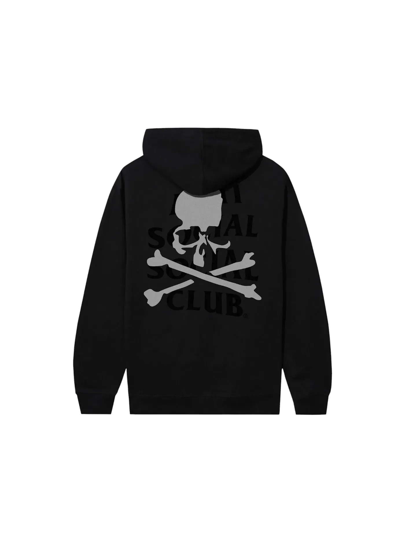 Мужской худи с принтом Anti Social Social Club x Mastermind Mind — изображение 1 из 2, черный