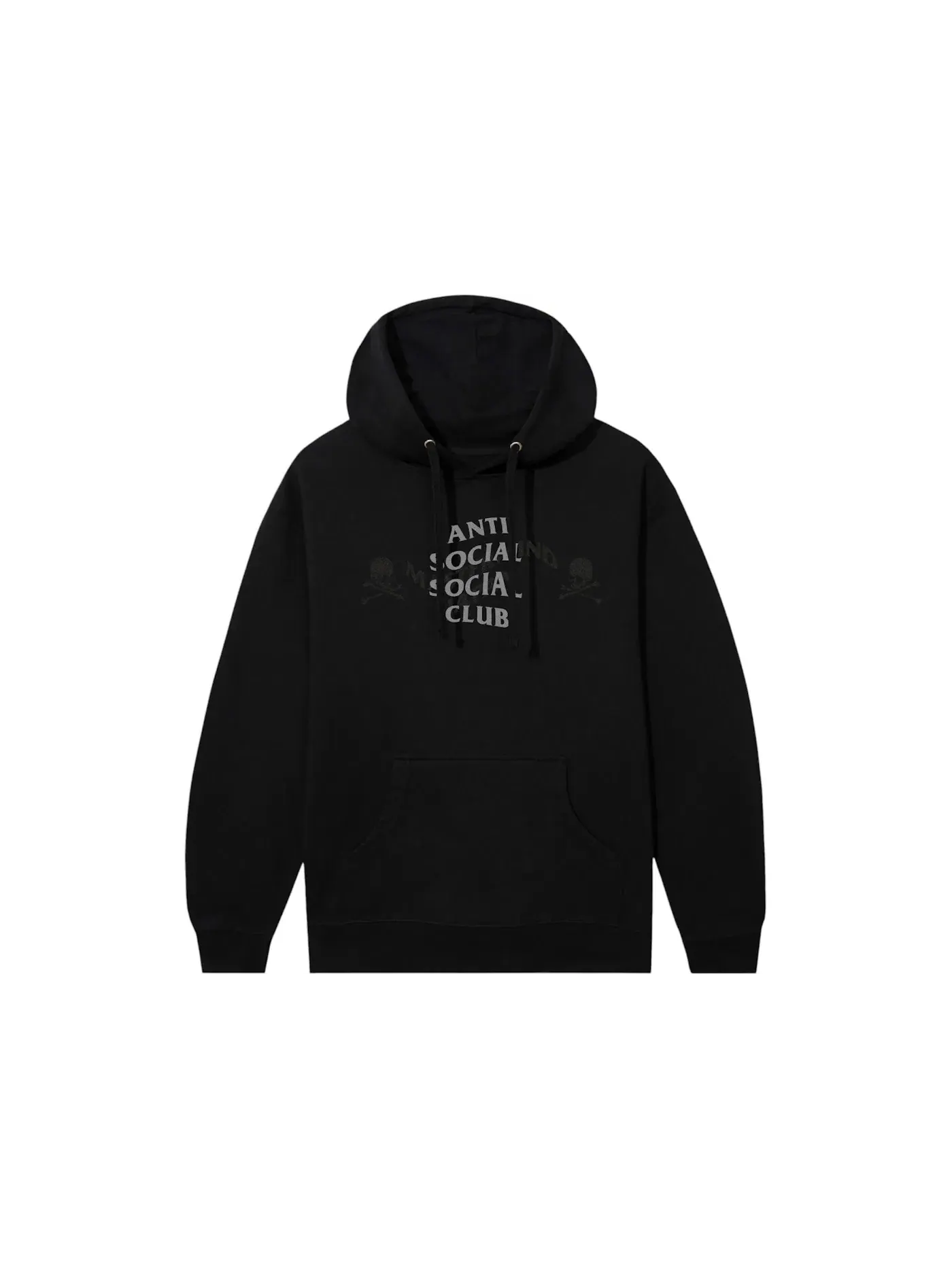 Мужской худи с принтом Anti Social Social Club x Mastermind Mind — изображение 2 из 2, черный