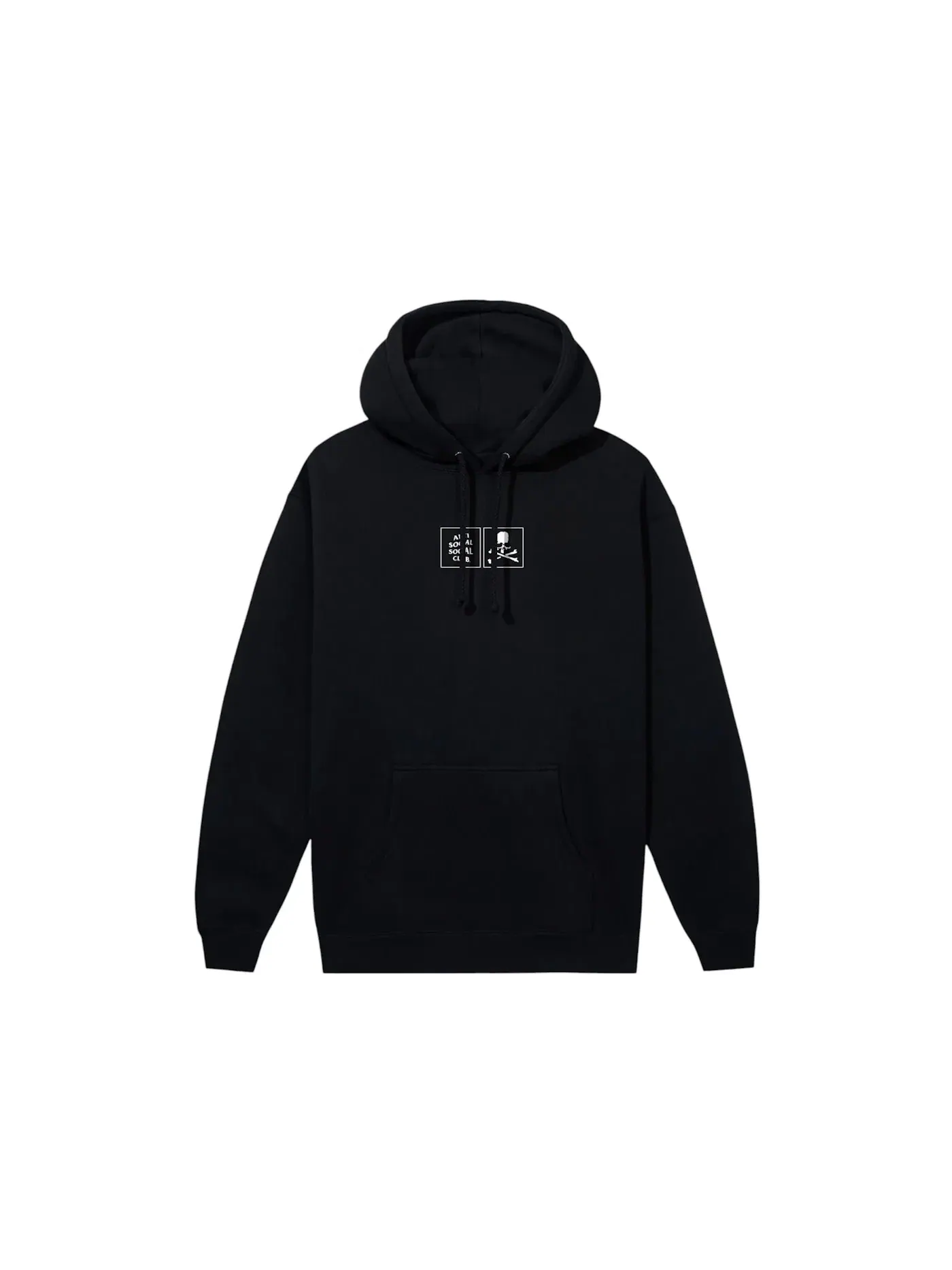 Мужской худи с принтом Mmotch Hoodie Anti Social Social Club — изображение 2 из 2, черный