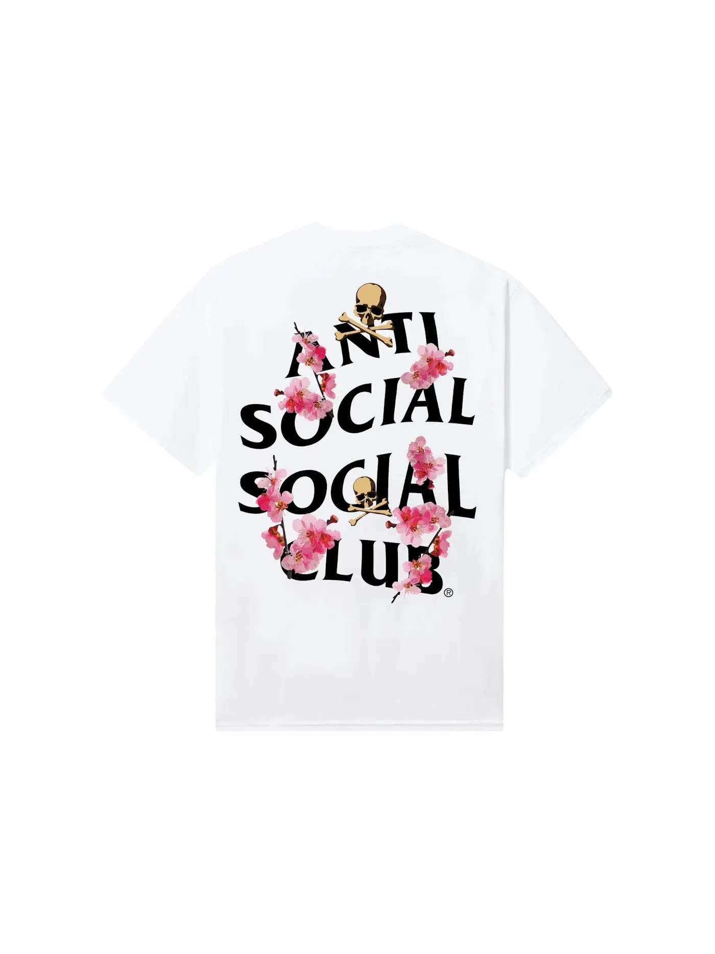 Мужская футболка с принтом Anti Social Social Club x Mastermind Mmotch Tee — изображение 1 из 2, белый