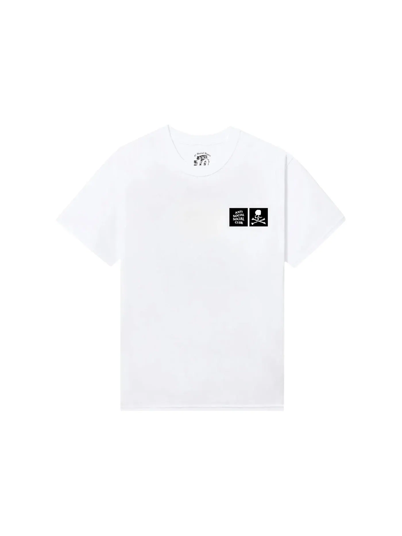 Мужская футболка с принтом Anti Social Social Club x Mastermind Mmotch Tee — изображение 2 из 2, белый