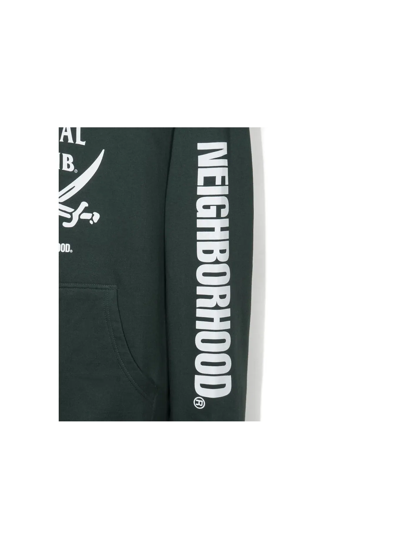 Мужская худи с принтом Hoodie Anti Social Social Club — изображение 3 из 3, зеленый