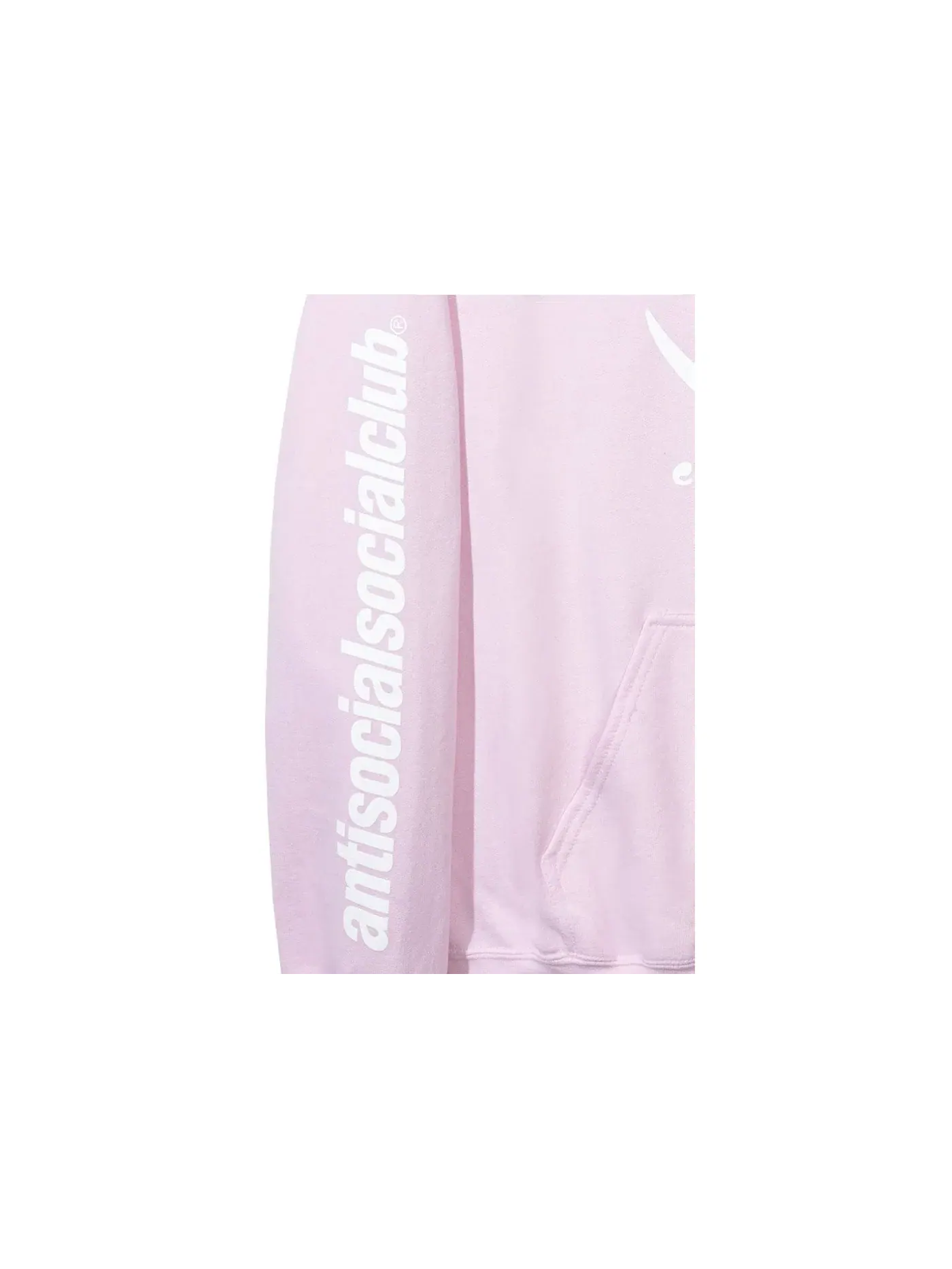 Мужская худи Pink Hoodie Anti Social Social Club — изображение 2 из 3, розовый