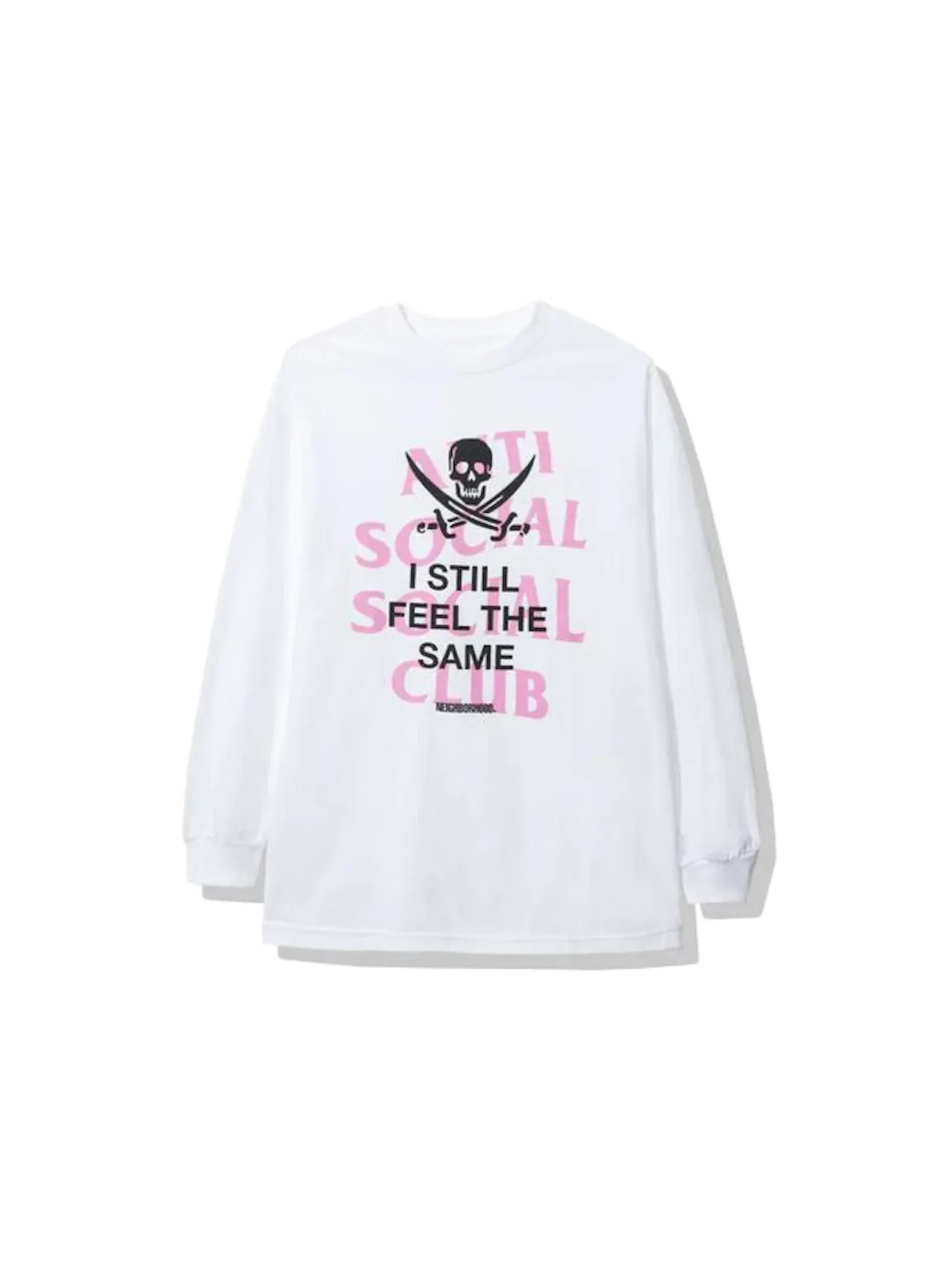 Мужская футболка с длинным рукавом Anti Social Social Club x Neighborhood Black Jack L/S Tee — изображение 1 из 1