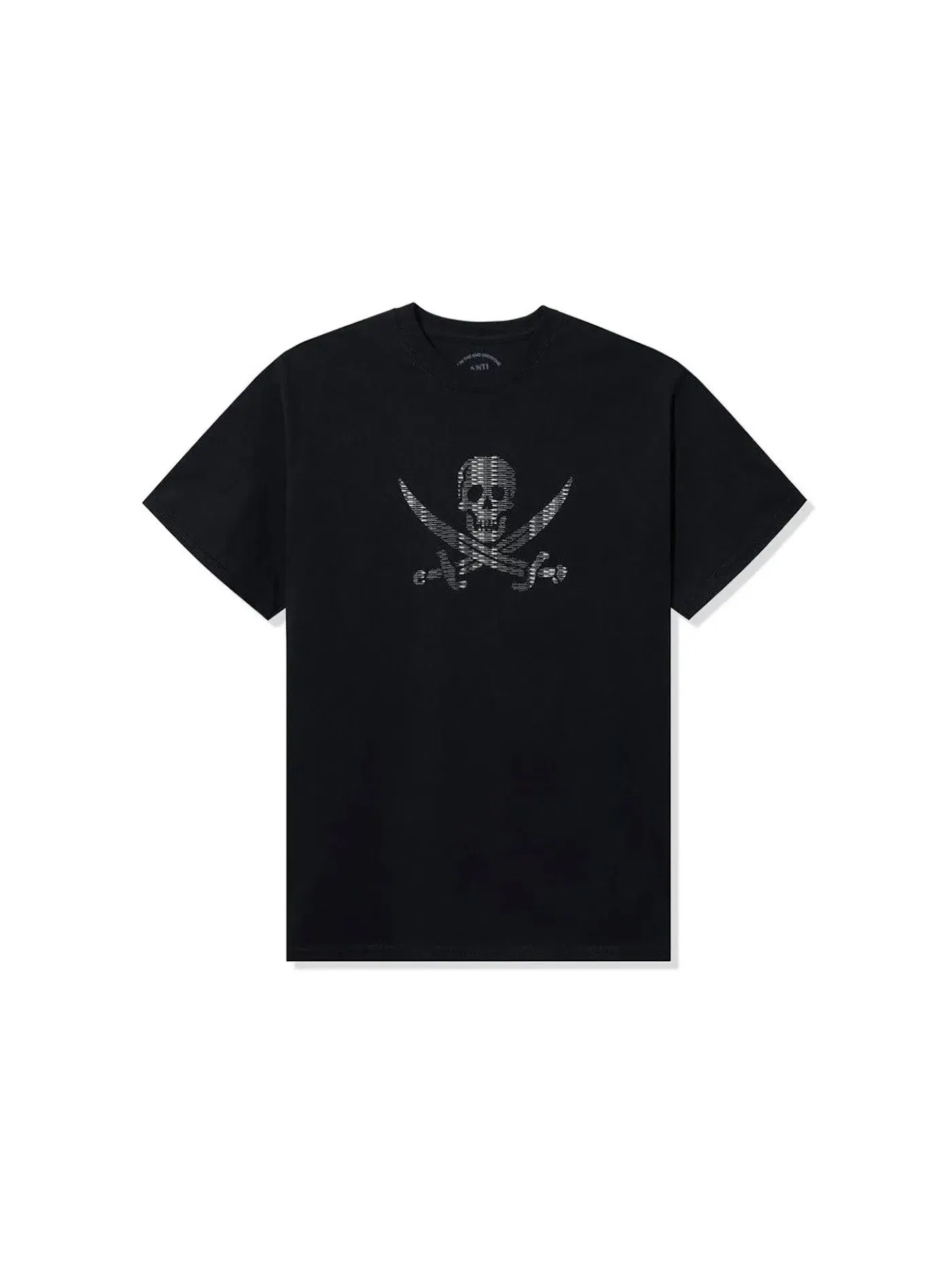 Мужская футболка с принтом Anti Social Social Club x Neighborhood Crossbone Tee — изображение 2 из 2, черный