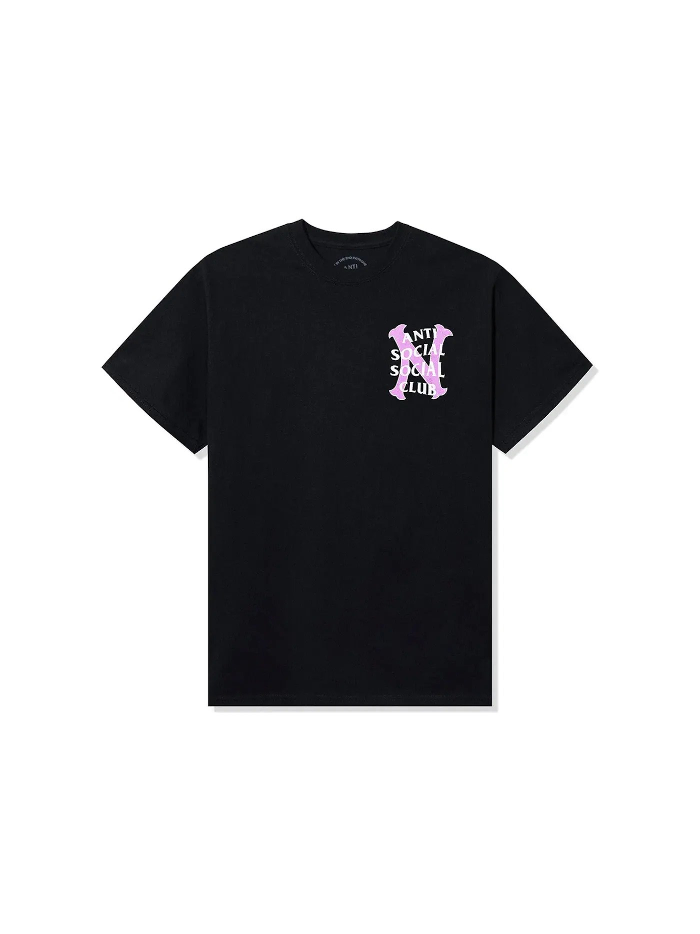 Мужская футболка с принтом Anti Social Social Club x Neighborhood N Tee — изображение 1 из 2, черный