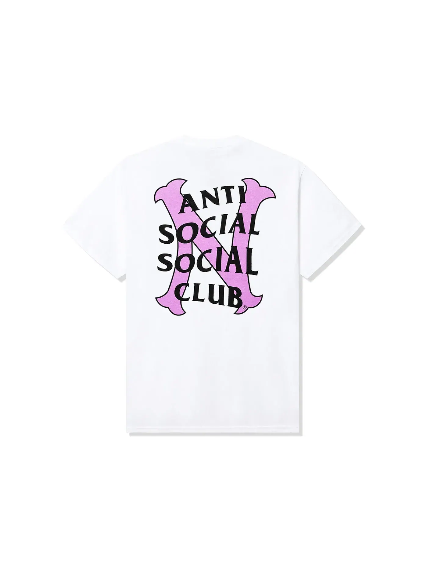 Мужская футболка с принтом Anti Social Social Club x Neighborhood N Tee — изображение 2 из 2, белый
