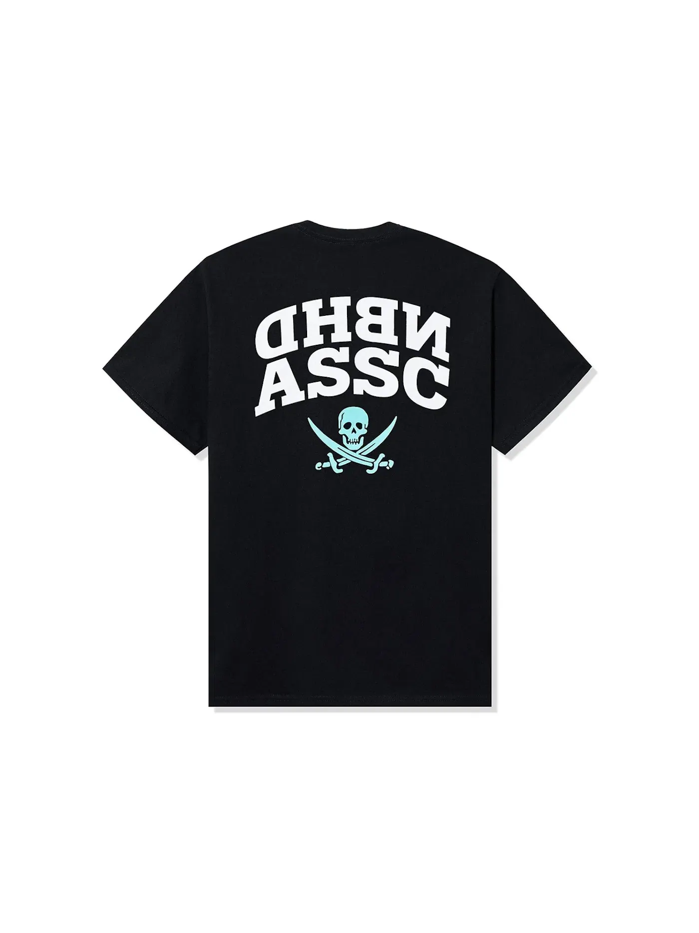 Мужская футболка с принтом Reverse Blue Logo Tee Anti Social Social Club — изображение 2 из 2, черный