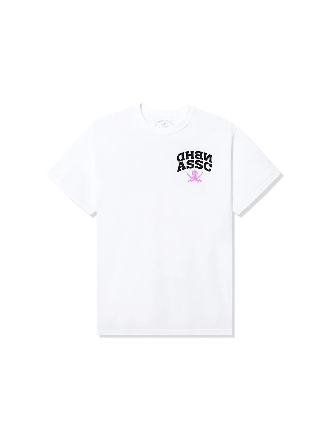 Мужская футболка с принтом Anti Social Social Club x Neighborhood Reverse Tee — изображение 1 из 2, белый