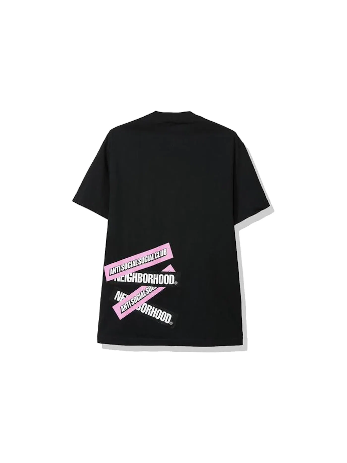 Мужская футболка с принтом Anti Social Social Club x Neighborhood Stuck On You Tee — изображение 1 из 2, черный