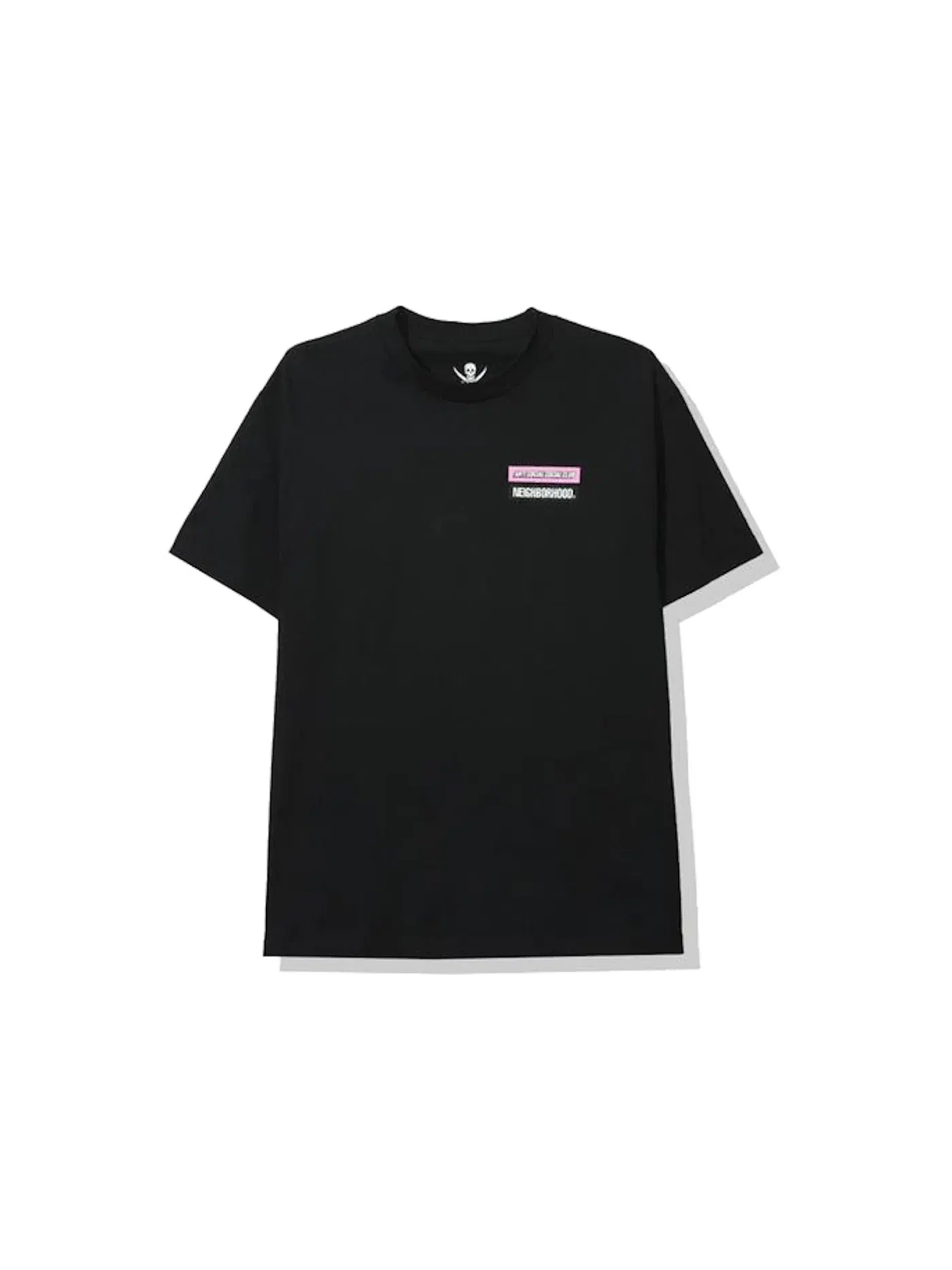 Мужская футболка с принтом Anti Social Social Club x Neighborhood Stuck On You Tee — изображение 2 из 2, черный